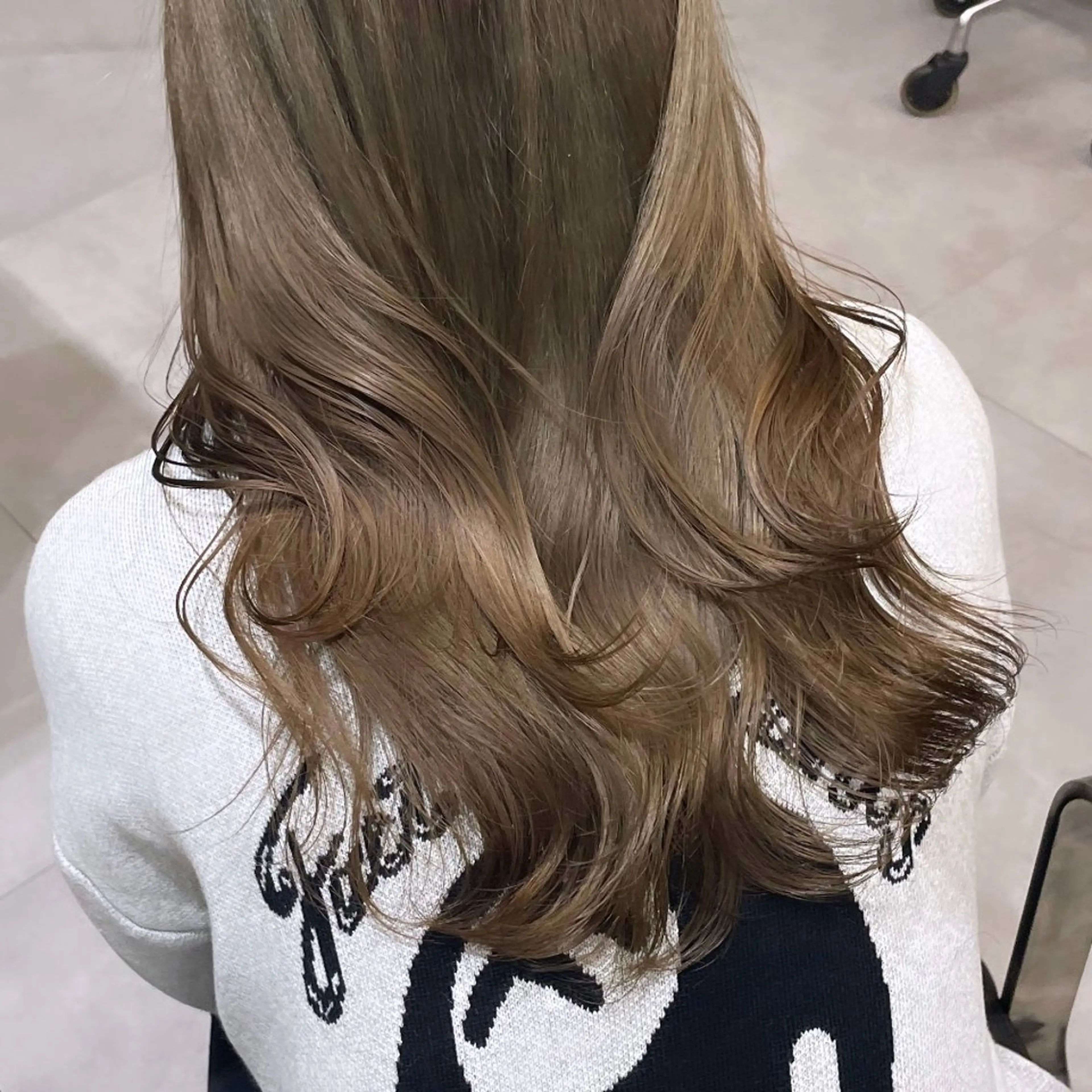 ロング カラー 透明感カラー ヘアカラー Rui/透明感カラー 暖色/レイヤーカットのヘアスタイル