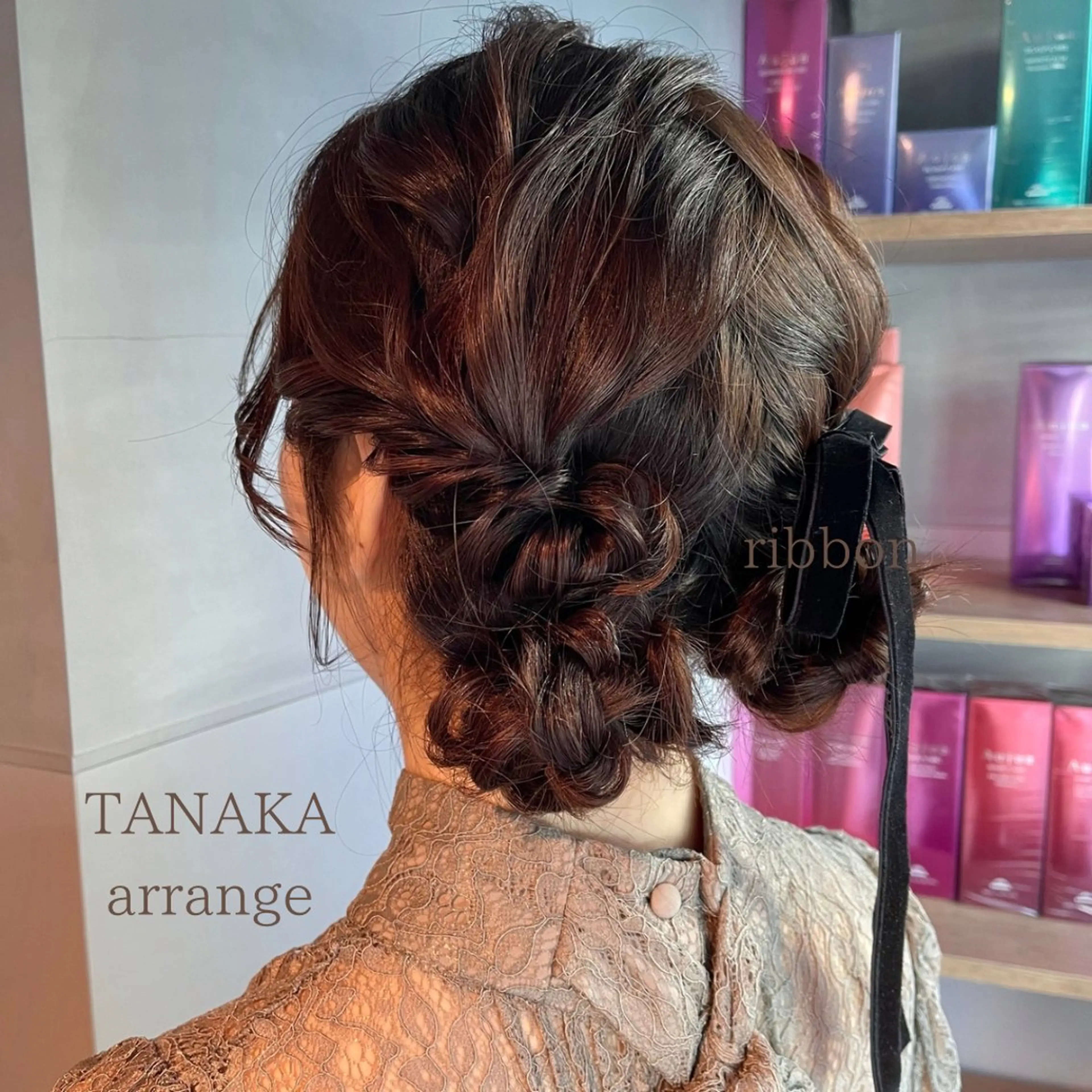 ヘアアレンジ 結婚式・ブライダル 卒業式のヘアスタイル ヘアセット charm《銀座》 ヘアセット/縮毛矯正のヘアスタイル