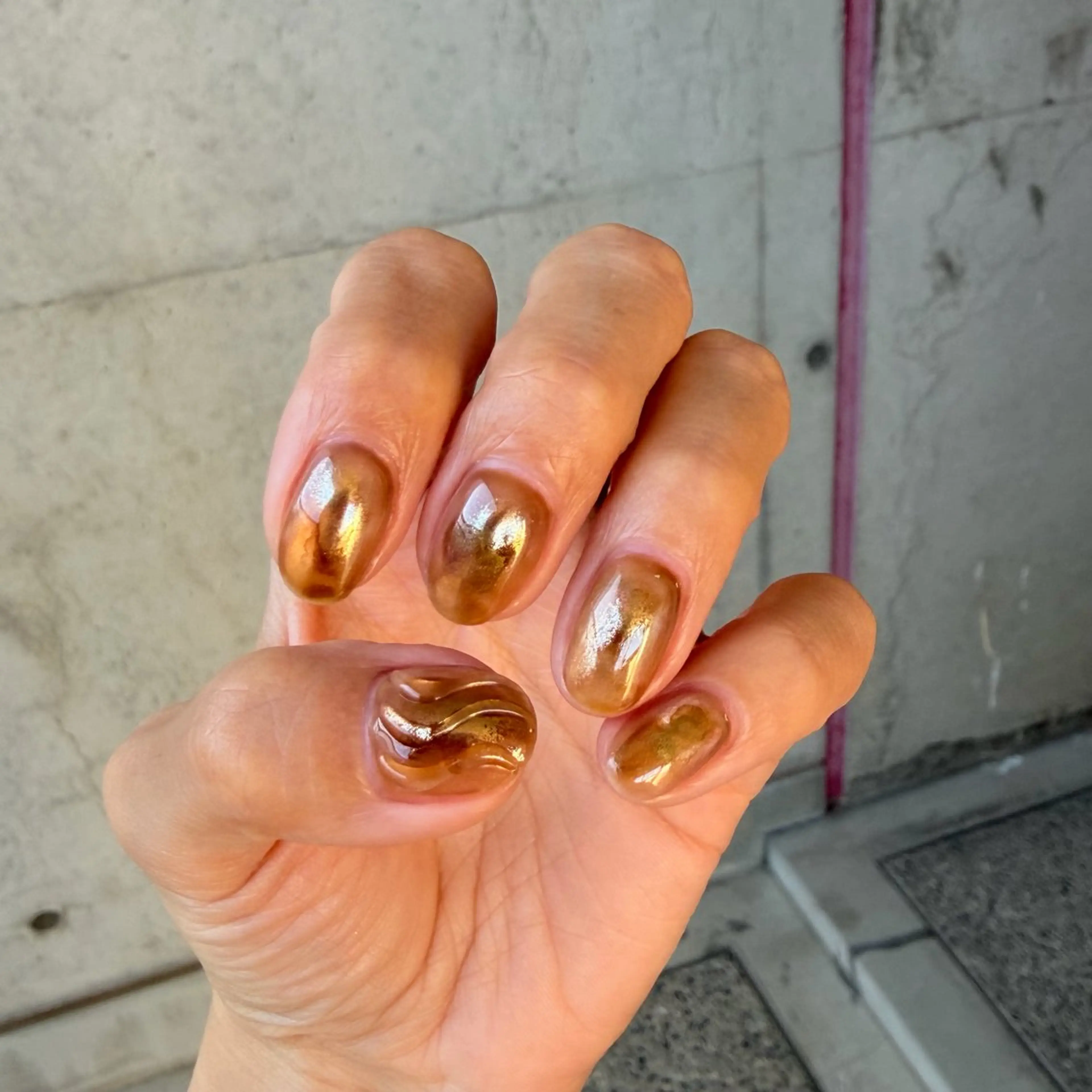 ネイル アートネイル ニュアンスネイル soleil所属・舞鶴 奈々美のネイルデザイン