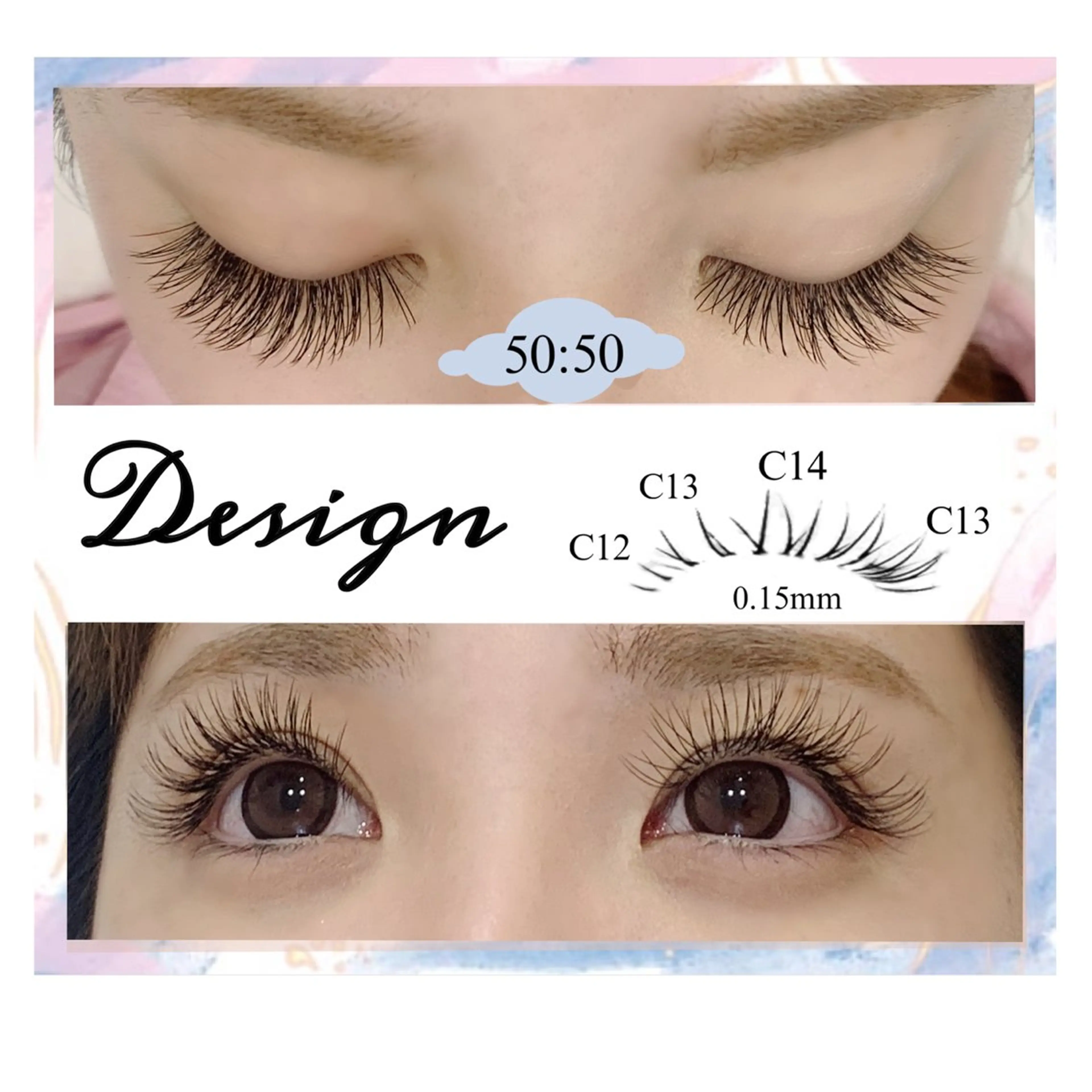 マツエク・マツパ Eyelash Salon Lady沖縄店所属・辺土名 .のマツエク・マツパデザイン