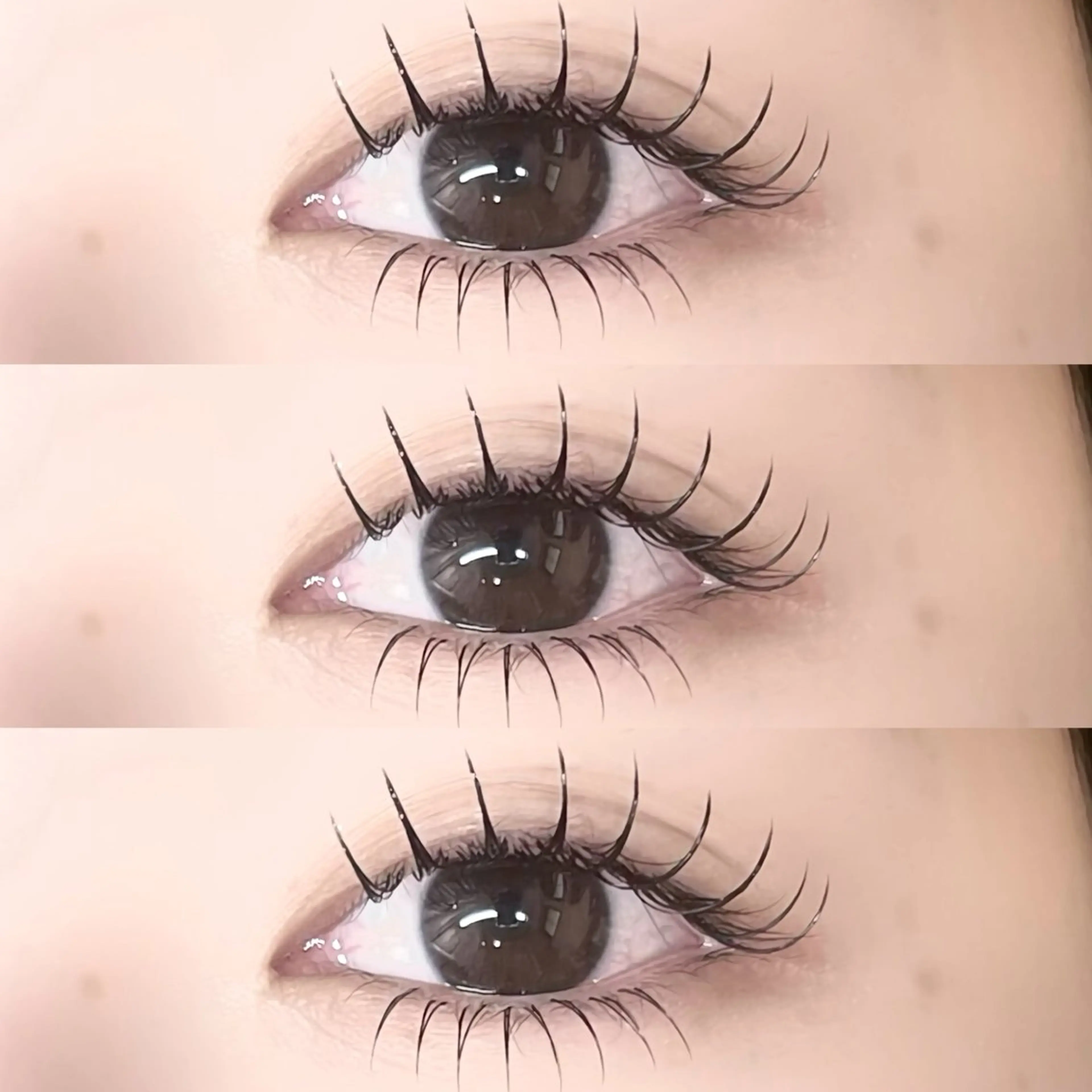 LEDエクステ上100本+下30本♠️⭐︎の写真