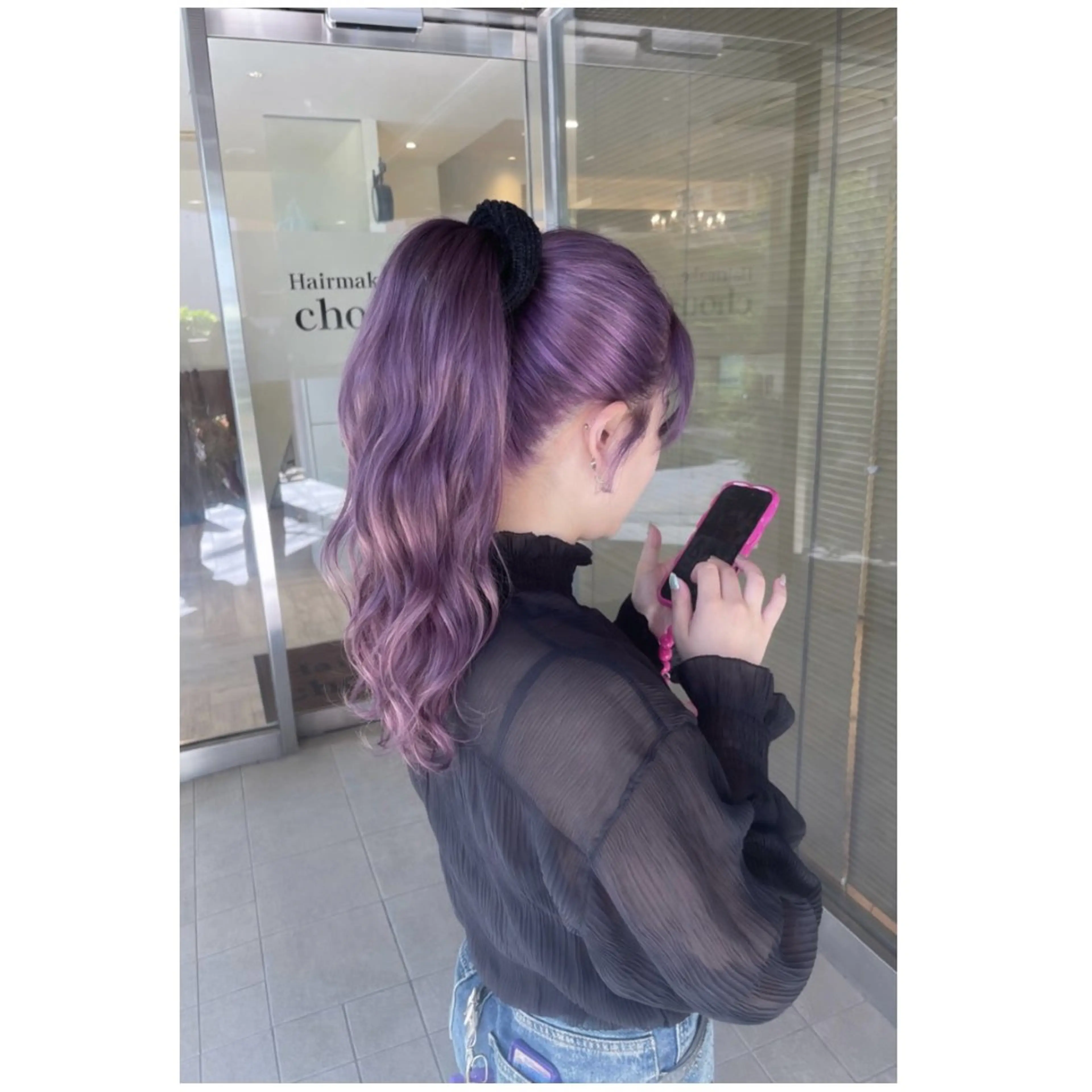 ロング hair make　chou-chou所属・🩶ベージュ🩶/ カラー/RIOのヘアスタイル