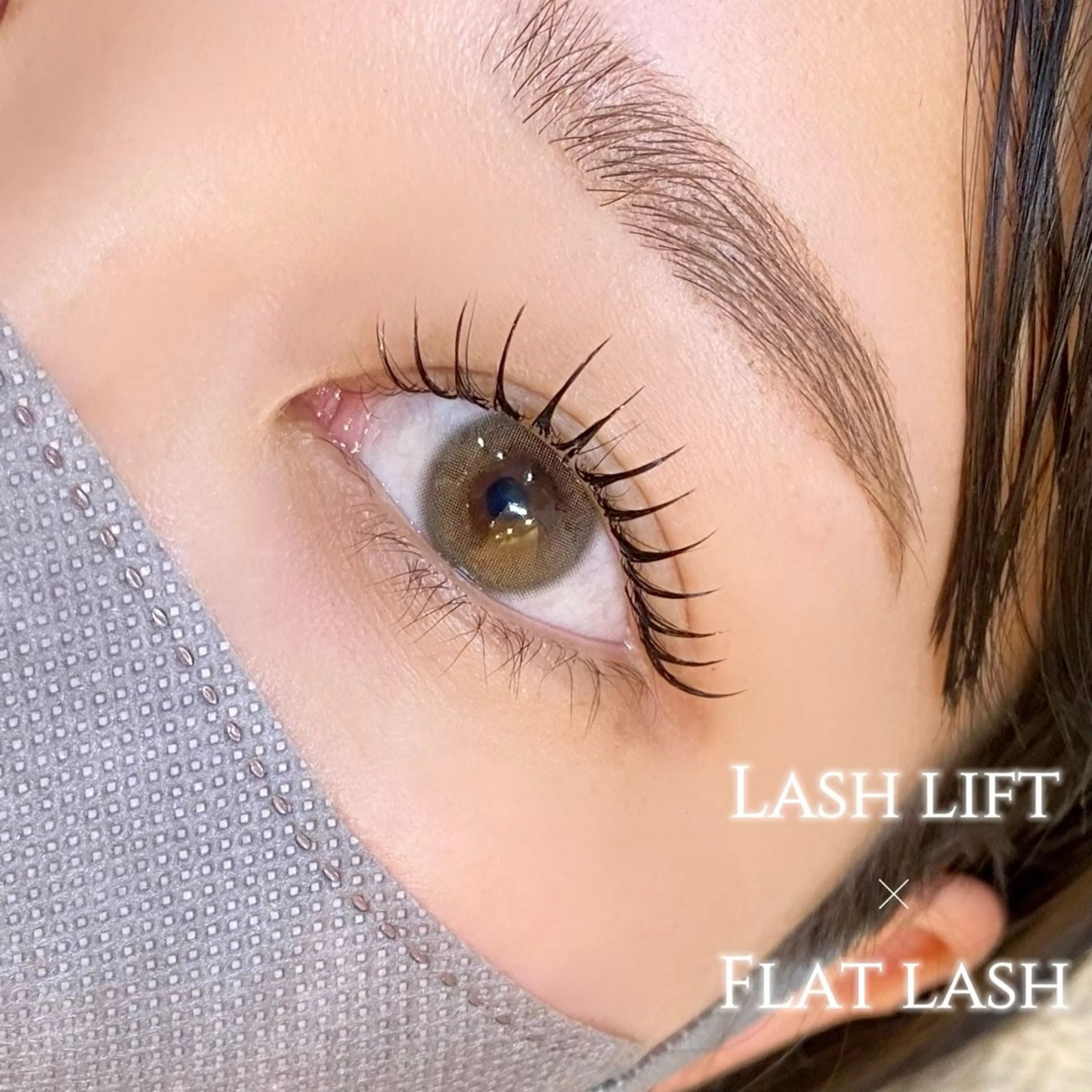 🩰パリエク🩰ラッシュリフト&マツエクで理想の濃さ、ぱっちり感🤍の写真