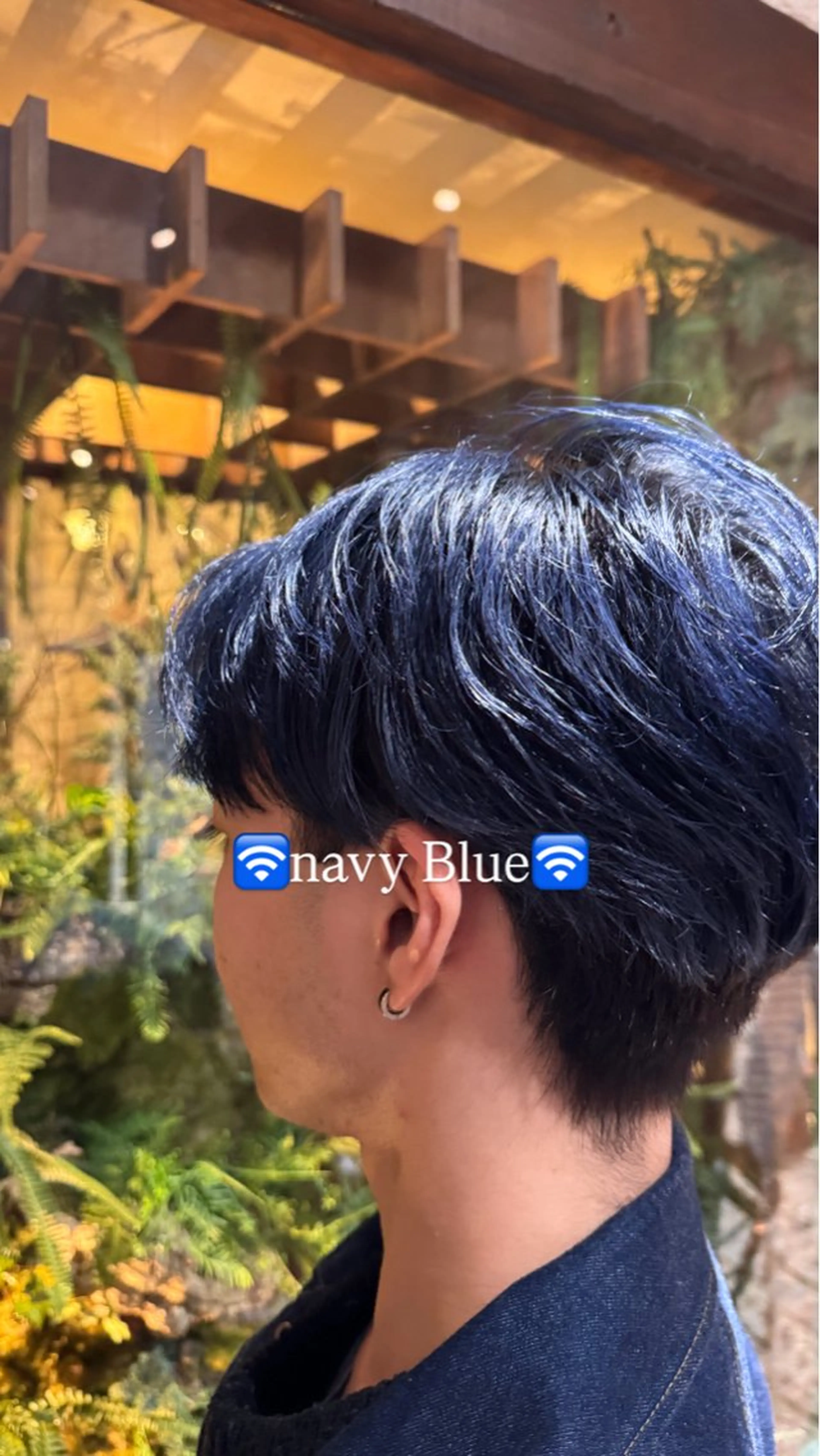 カラー ブルーカラー ヘアカラー オノ ソウイチロウ/ ブリーチ/パーマのヘアスタイル