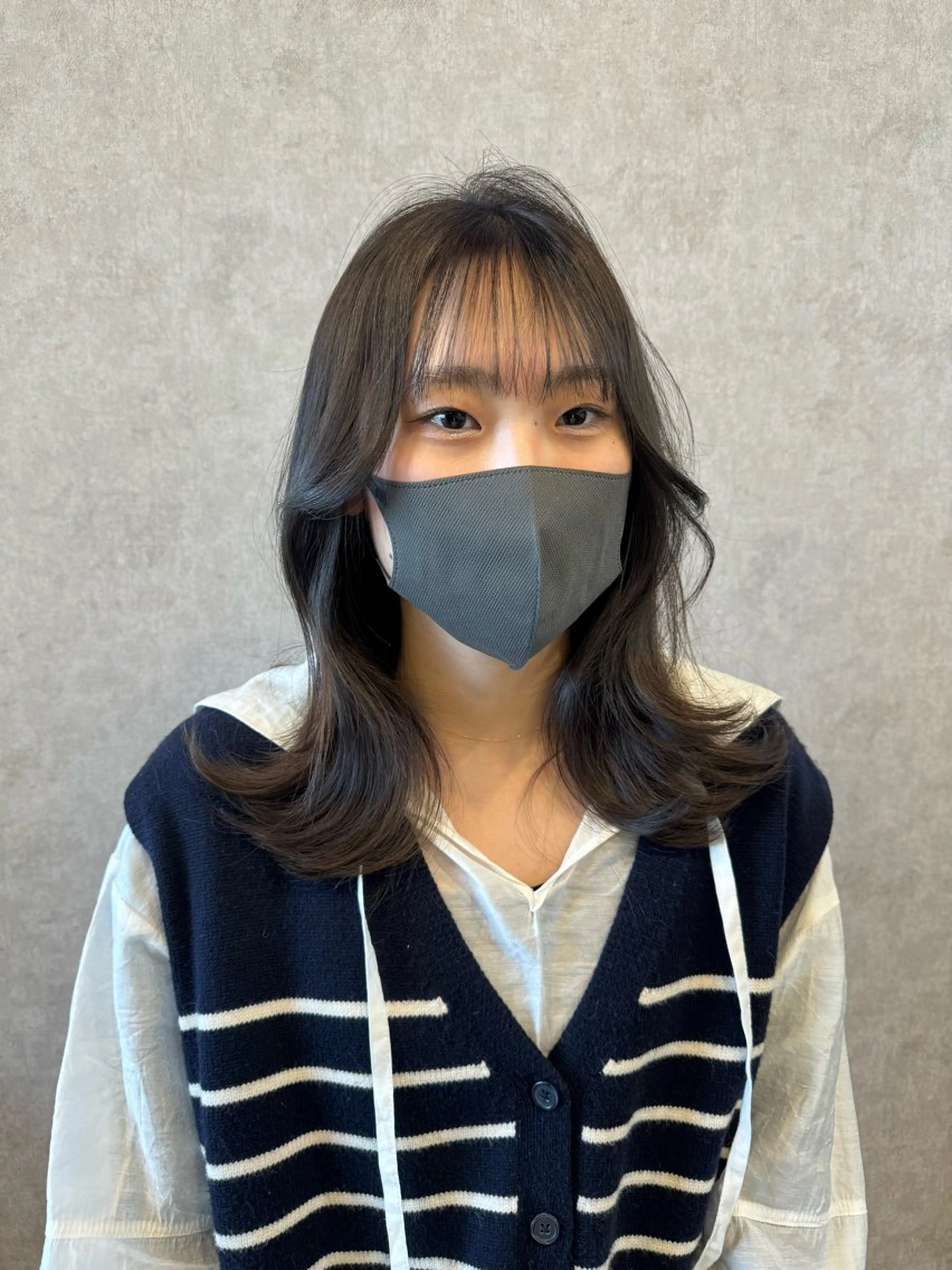 セミロング 1st.hair.salon伊勢崎店所属・伊勢崎/似合せカット 🇰🇷KEIGO‪のヘアスタイル