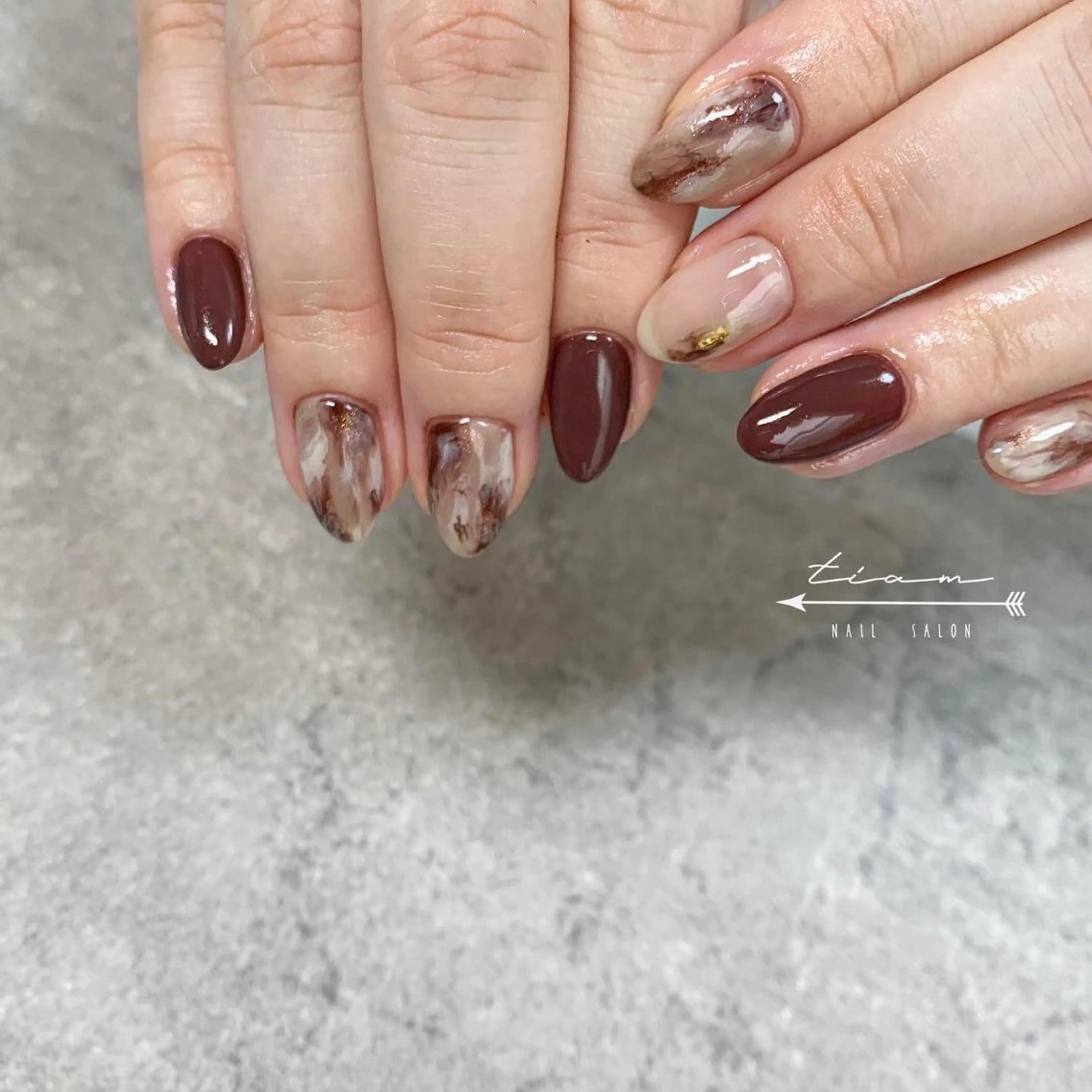 ネイル 𝑡𝑖𝑎𝑚𓂃 きむらゆきののネイルデザイン