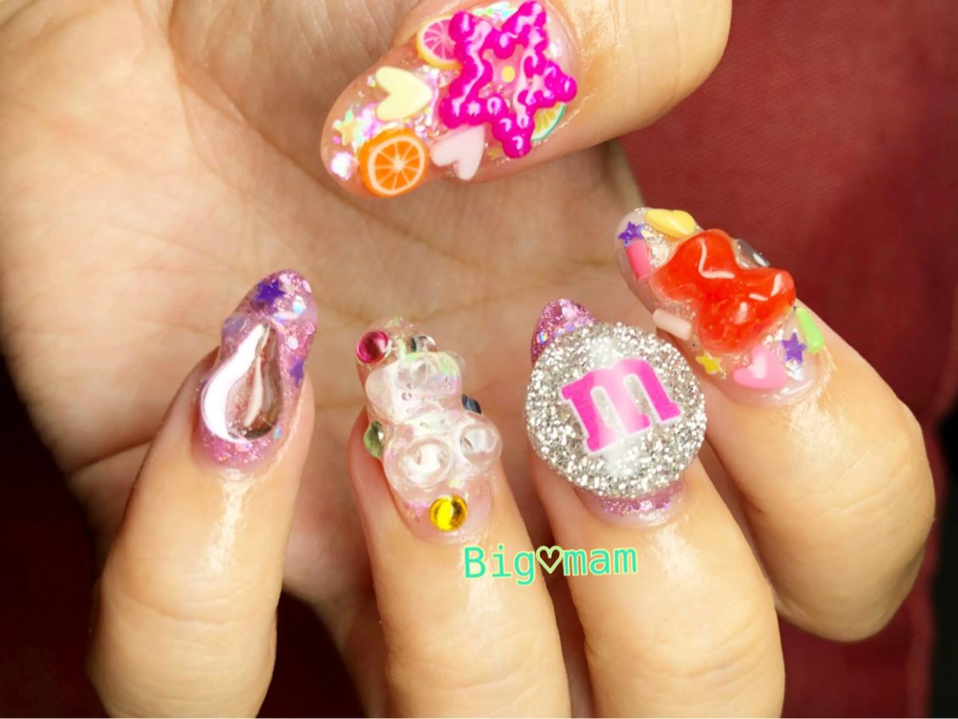 ネイル ハンドネイル Big♡mam所属・Big♡mam （MAMI）のネイルデザイン