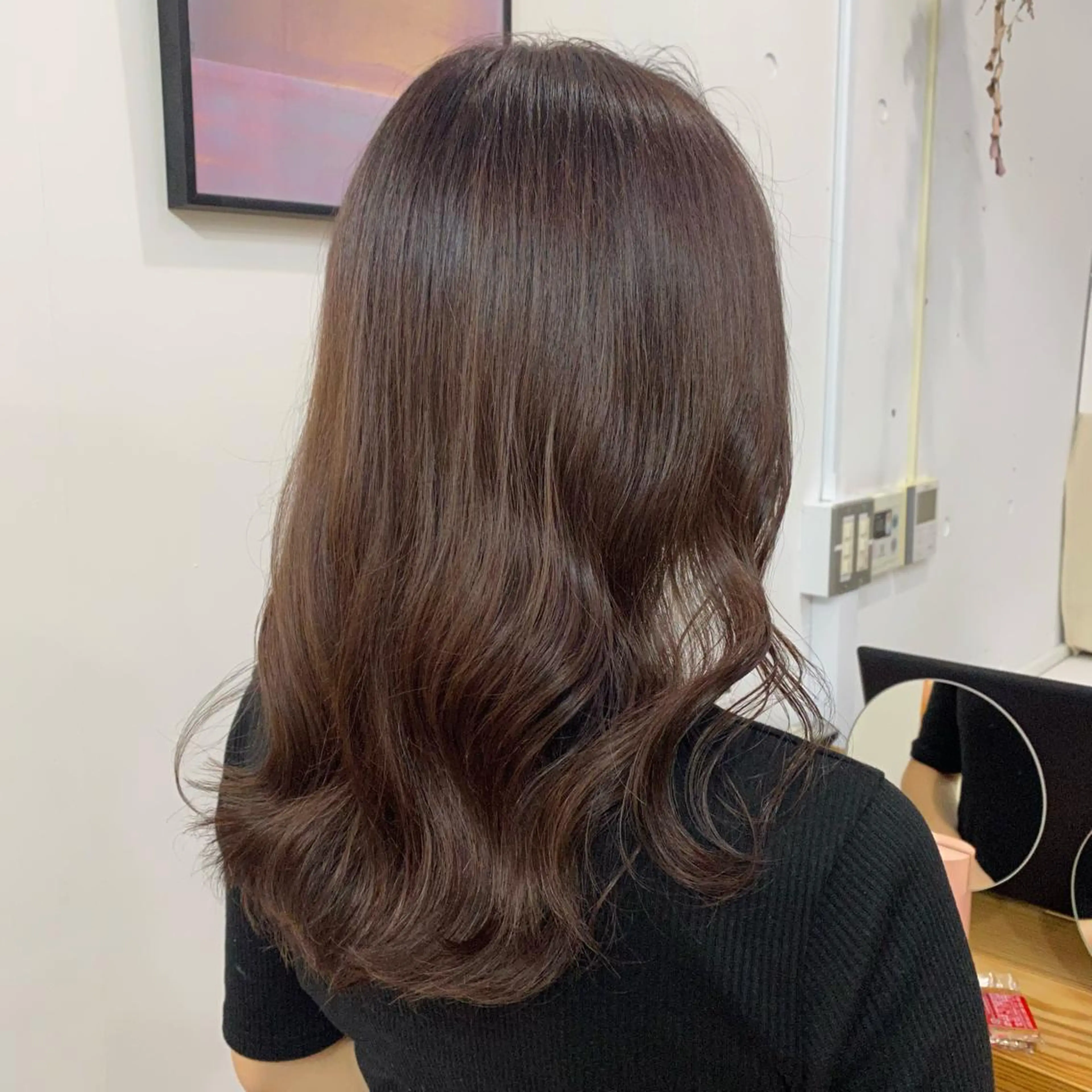 ミディアム カラー 🪭risa 暖色/レイヤー🪭のヘアスタイル