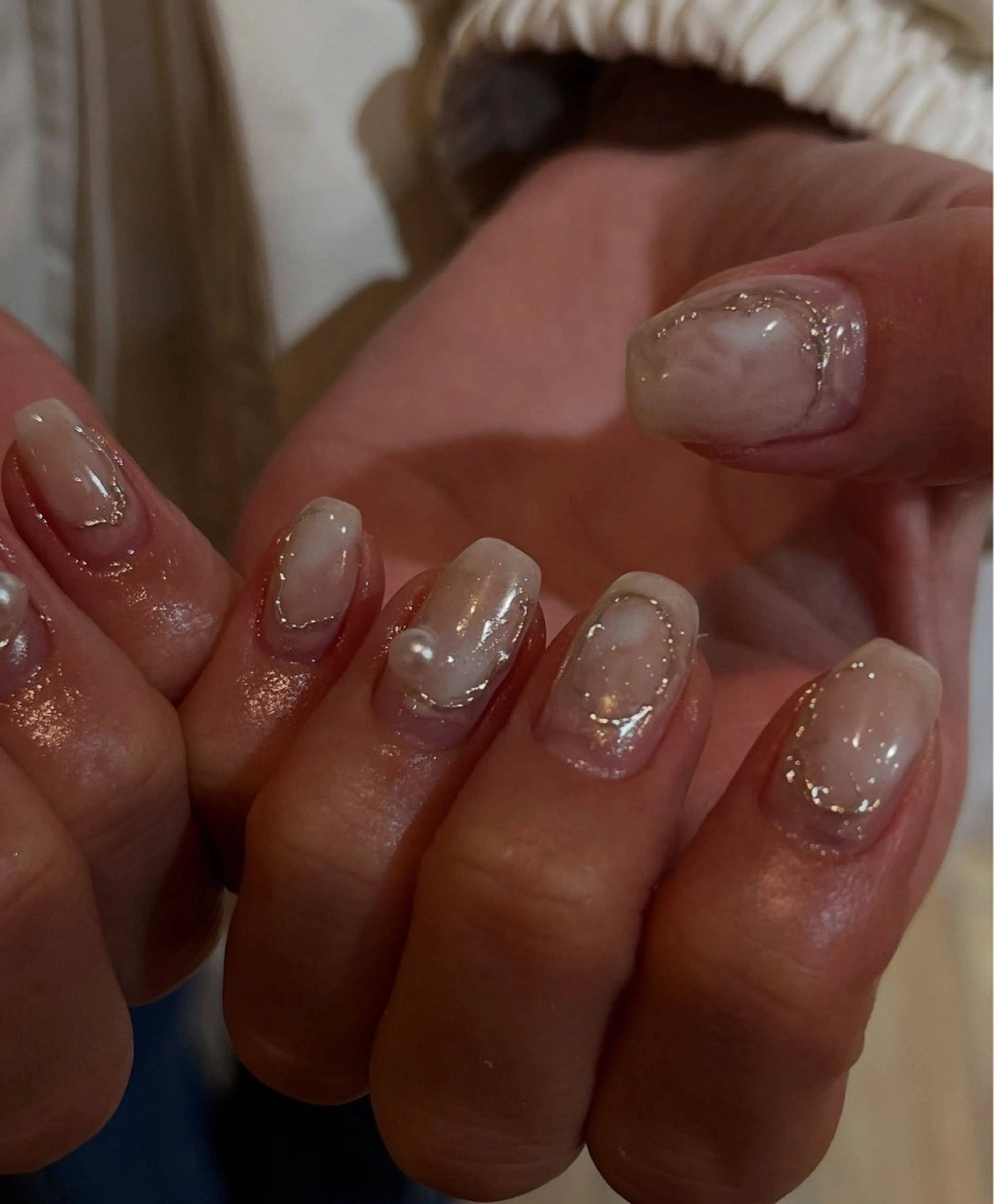 ネイル ハンドネイル 𝗿𝗶𝗰𝗼 ˎˊ˗のネイルデザイン