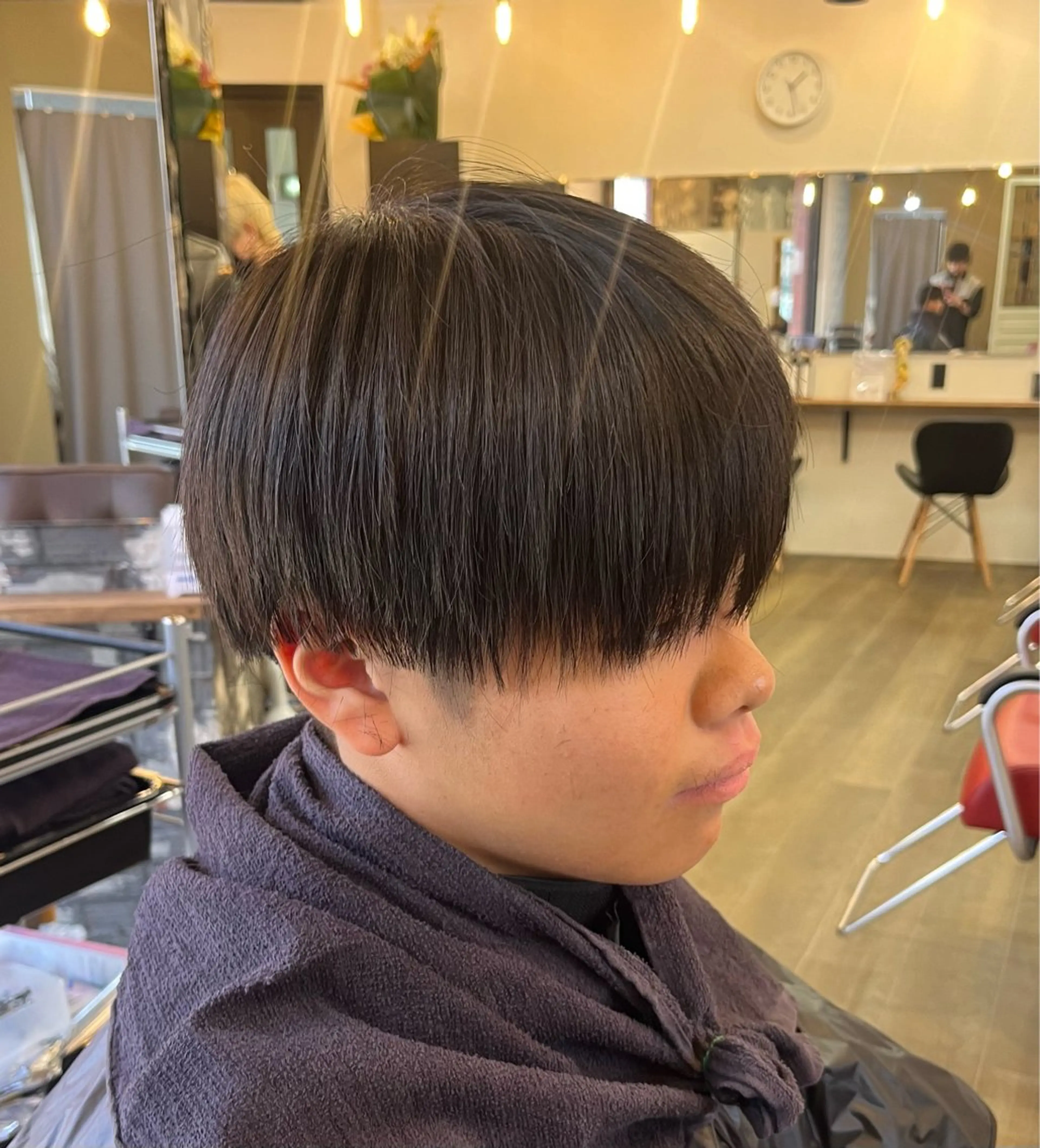 ショート パーマ メンズ メンズパーマ カット パーマ 韓国風メンズ/毛流れ ヘアなら須田龍世のヘアスタイル