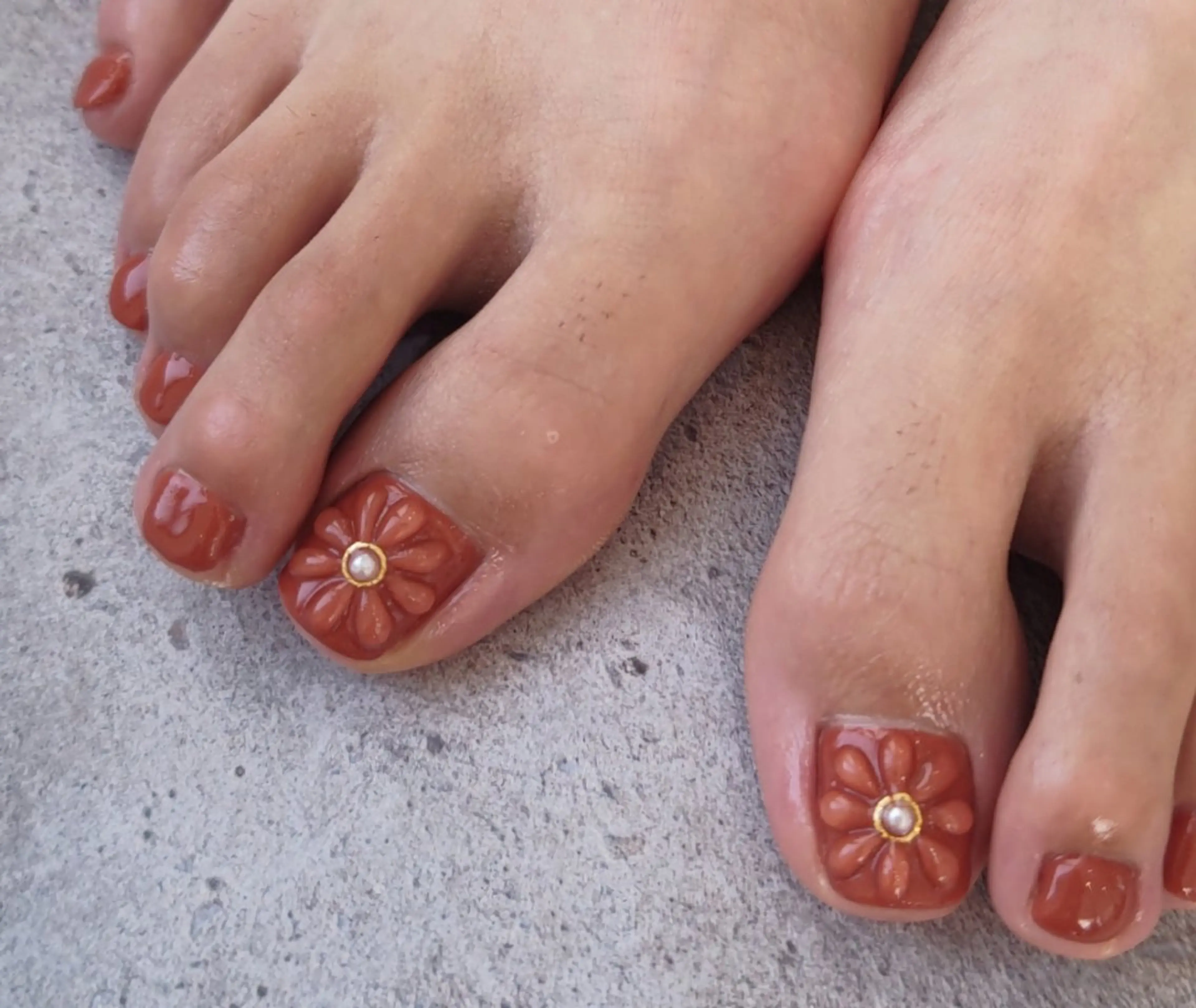 ★ミニモ限定価格12/31まで★ワンカラー+親指アート(オフあり)の写真