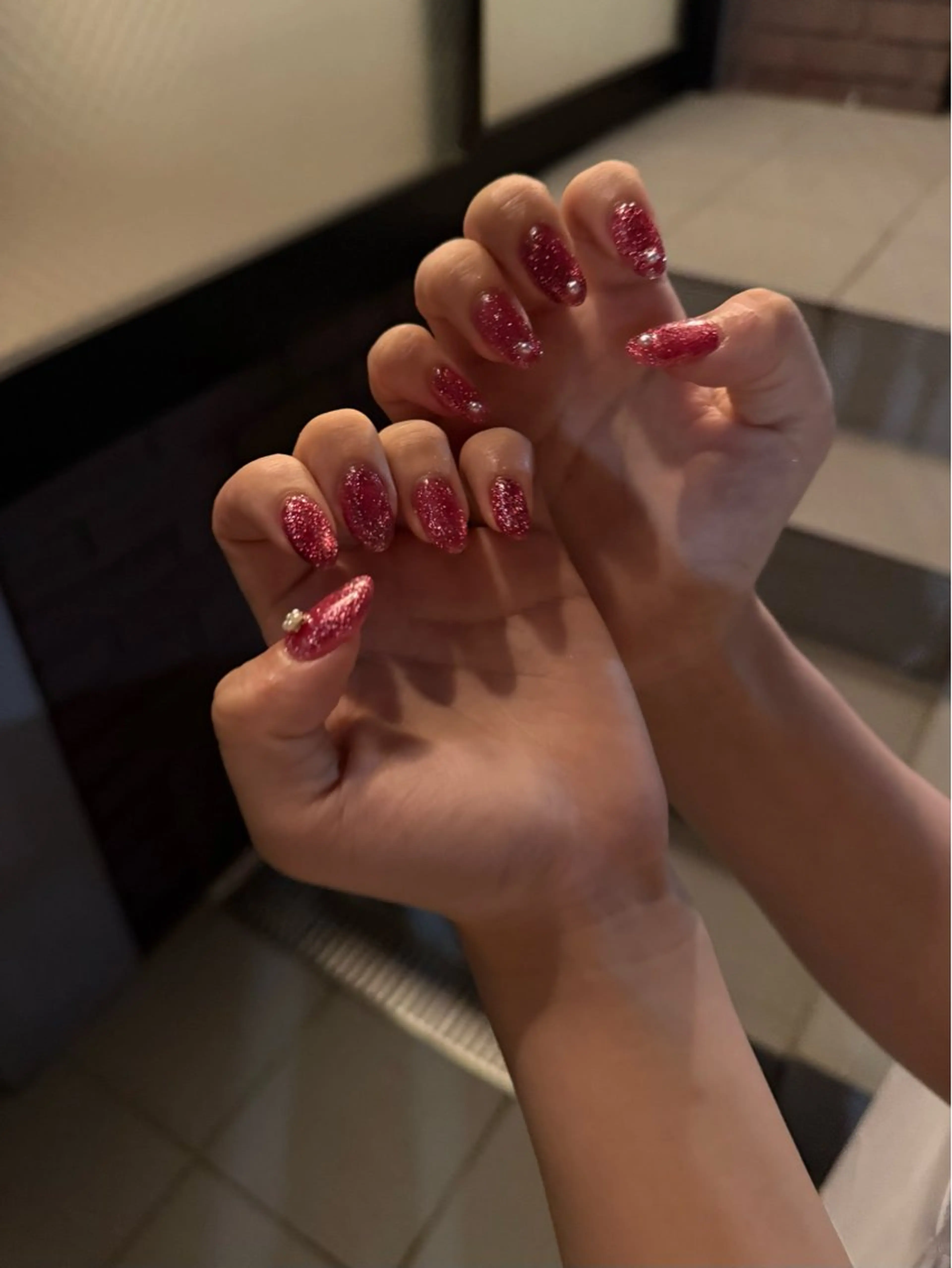 ネイル フラッシュネイル マグネットネイル Stella不動前 maiのネイルデザイン