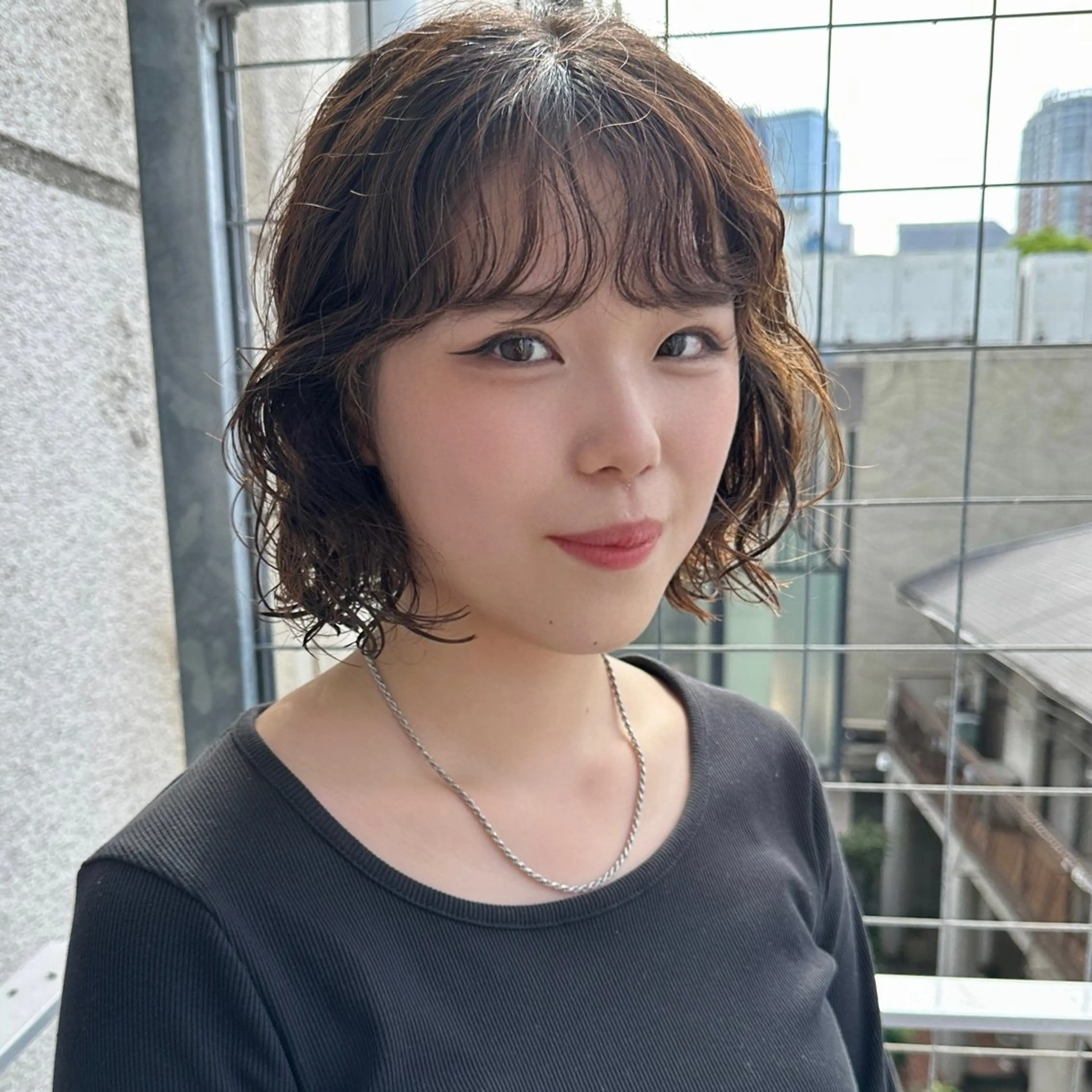 ショート パーマ ボブ カット パーマ トリートメント FBeauty 青山店所属・パーマ特化美容師 表参道のヘアスタイル