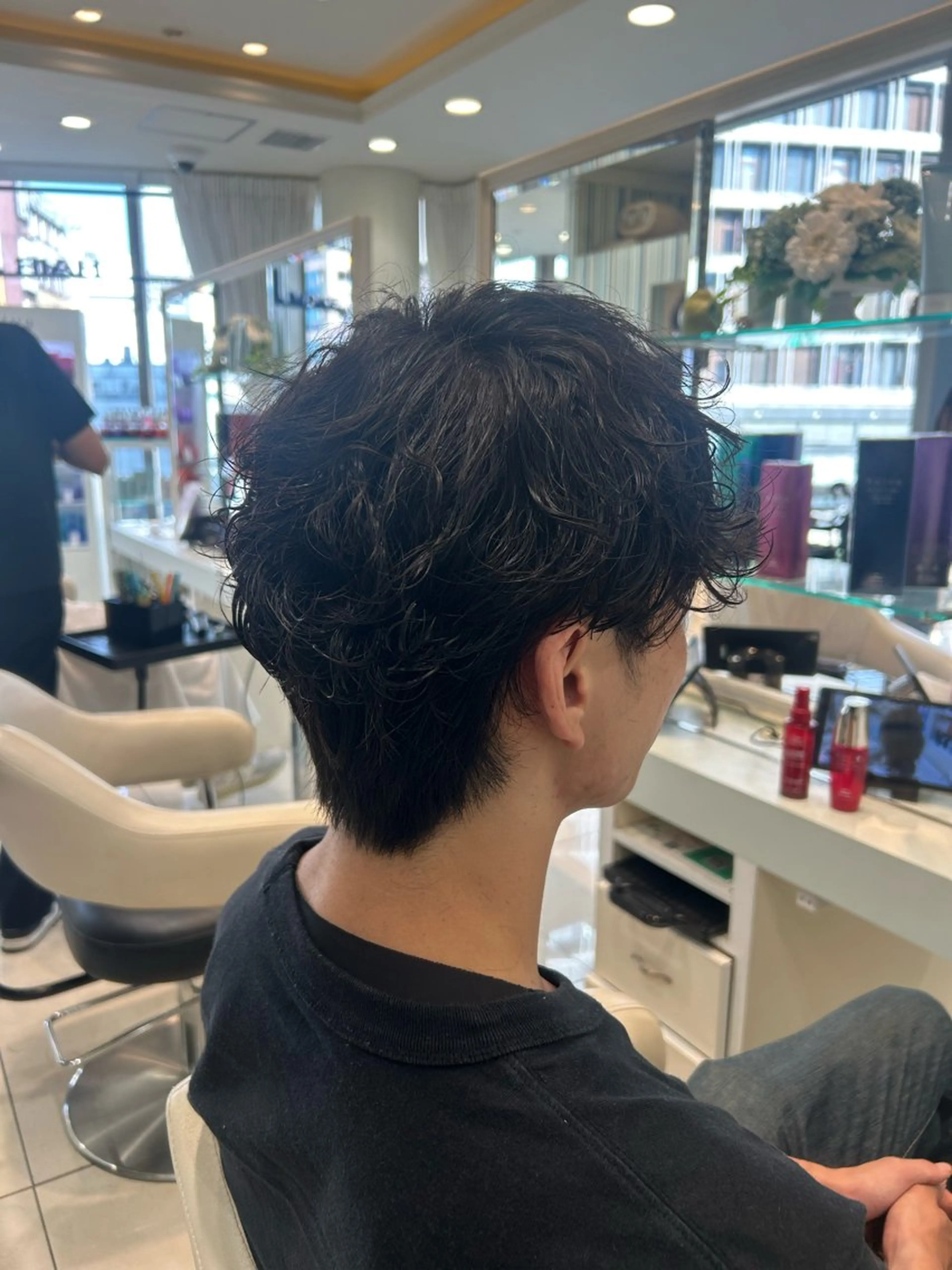 パーマ 🩵yui /毛流れパーマ🪽のヘアスタイル