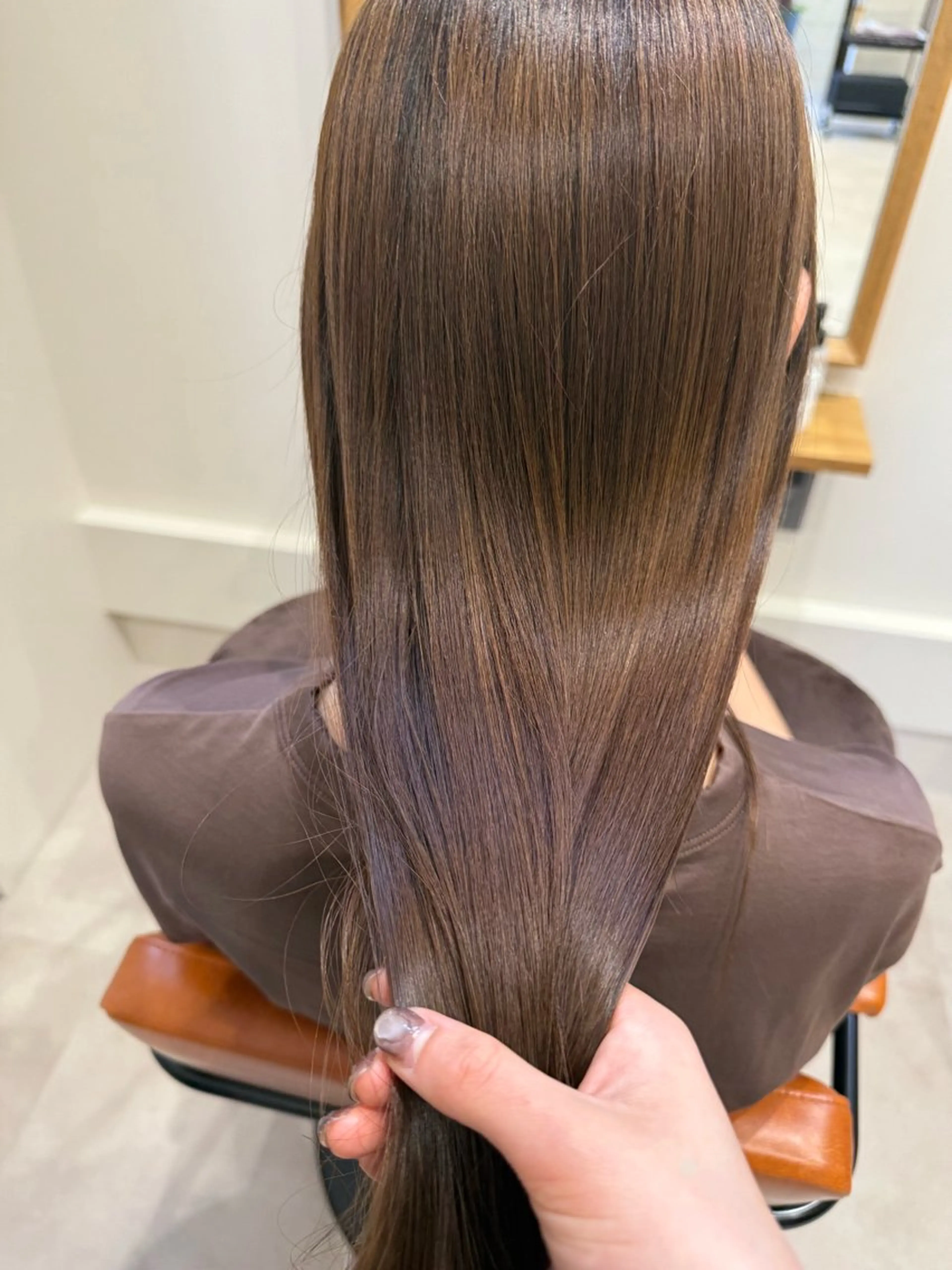 ロング カラー rion🪽 /wカラー・縮毛矯正のヘアスタイル