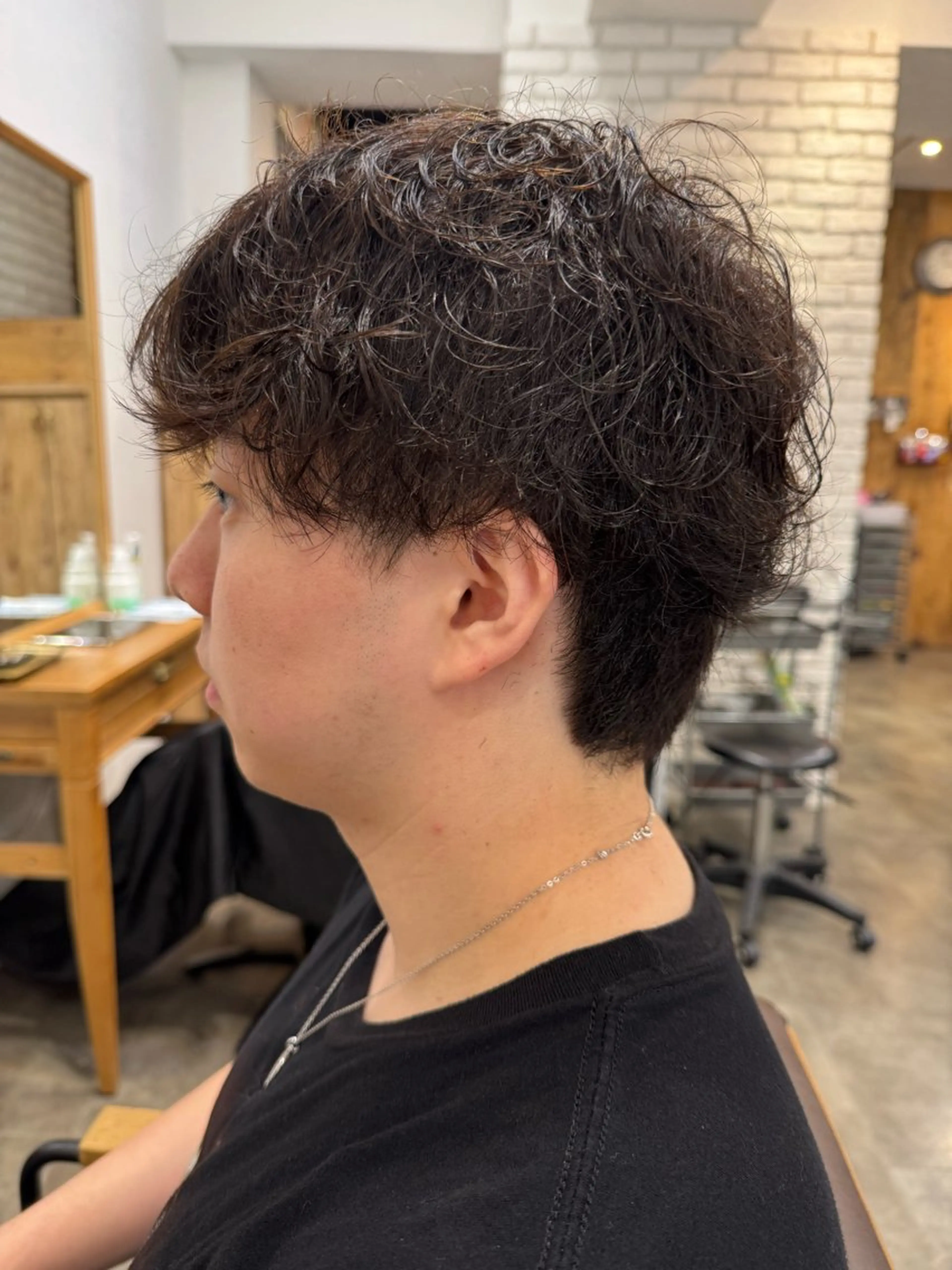 ミディアム メンズ けー すけのヘアスタイル