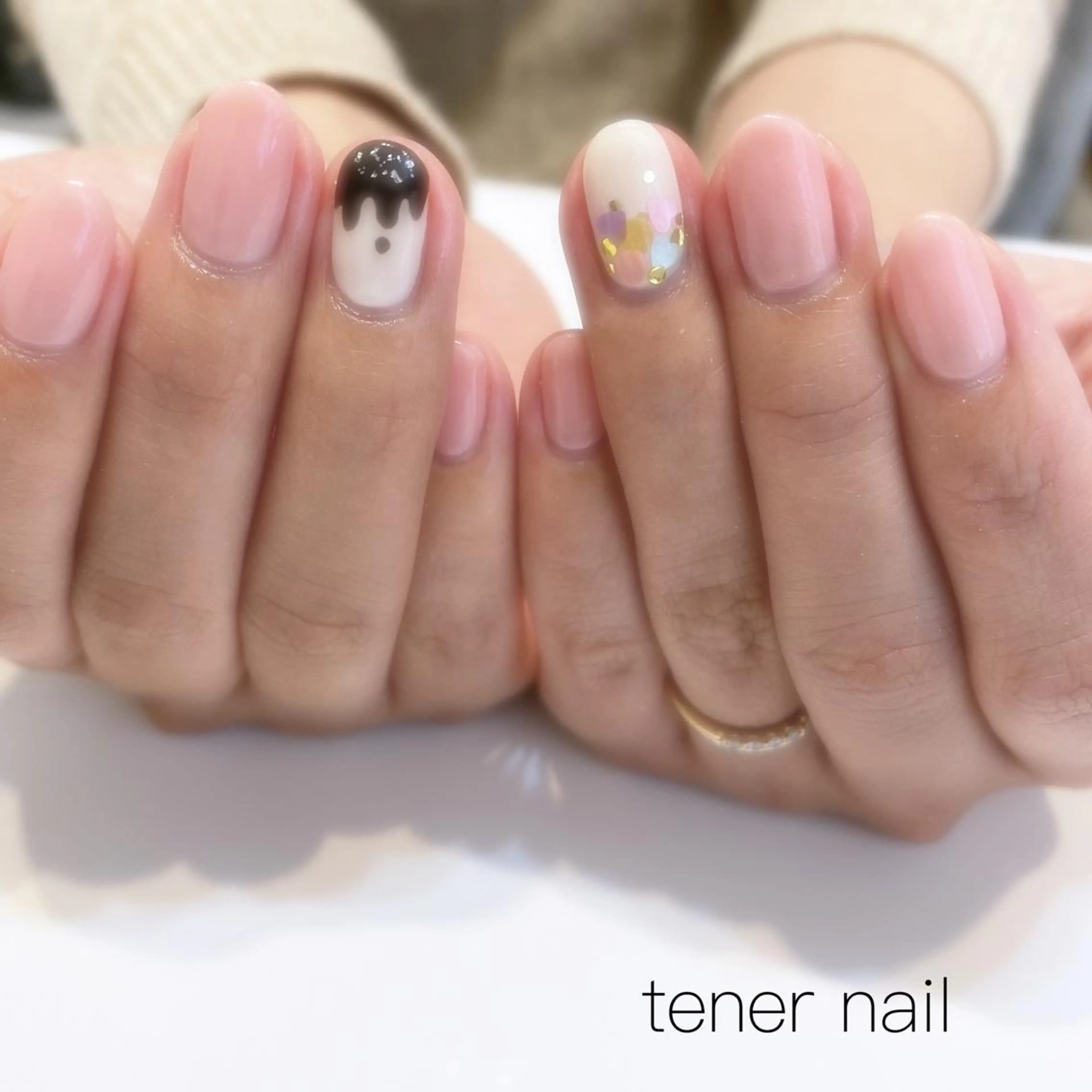 ネイル アートネイル バレンタイン tener  nail  テネルネイル所属・テネルネイル tener nailのネイルデザイン