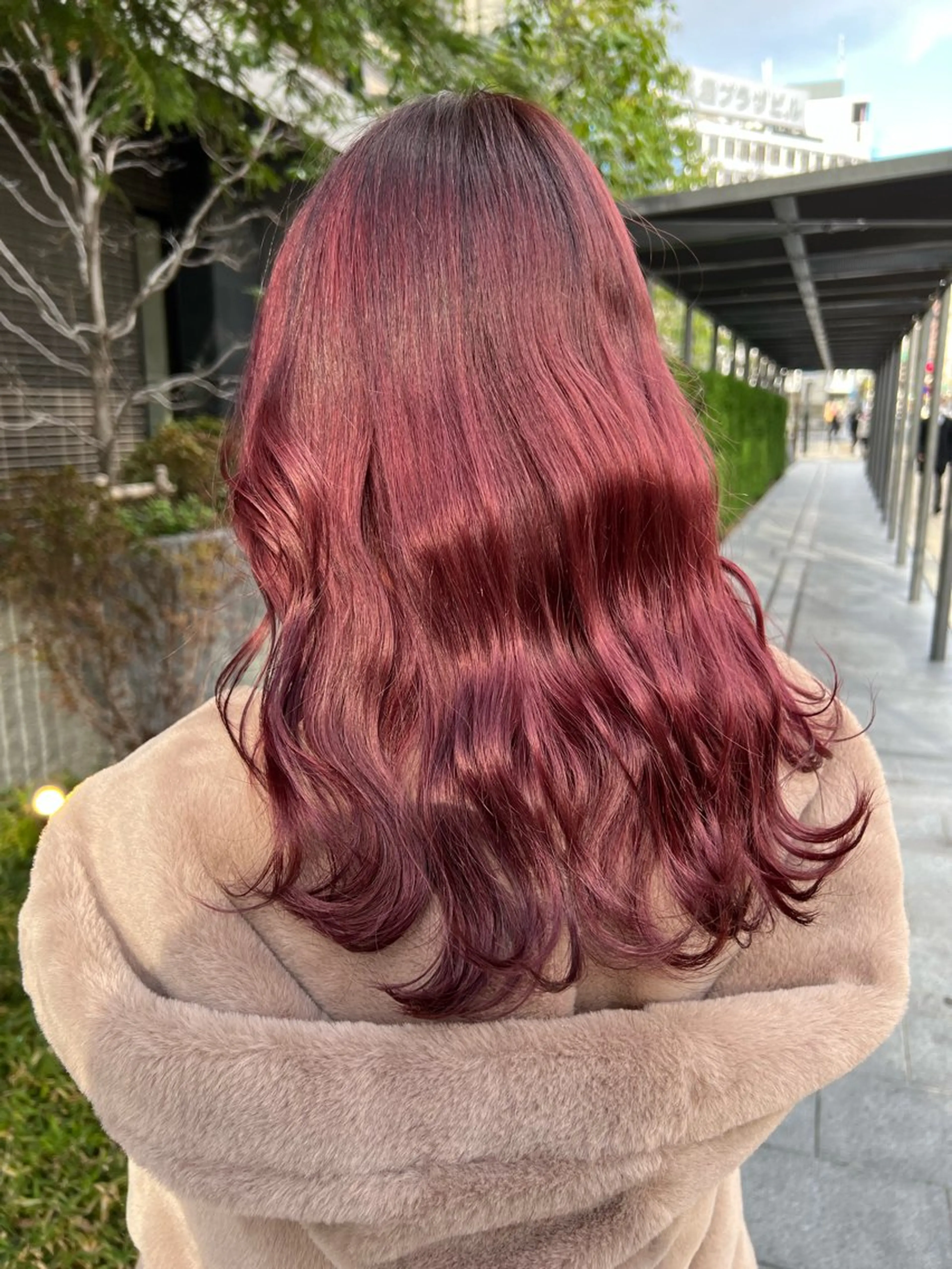 ロング カラー ボルドーカラー リアム 【LIam】のヘアスタイル