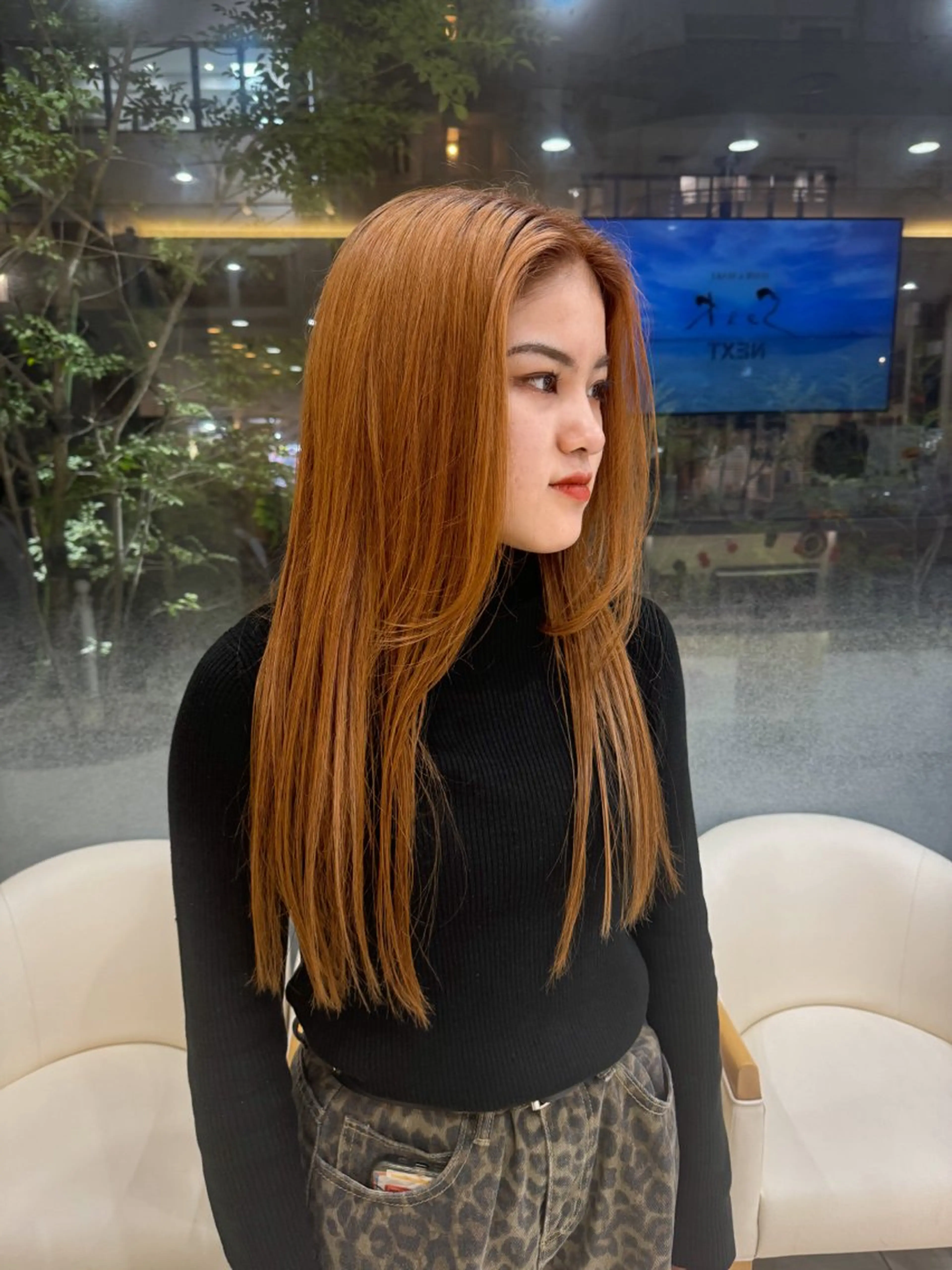 セミロング カラー カット ヘアカラー Seeknext // Rukaのヘアスタイル