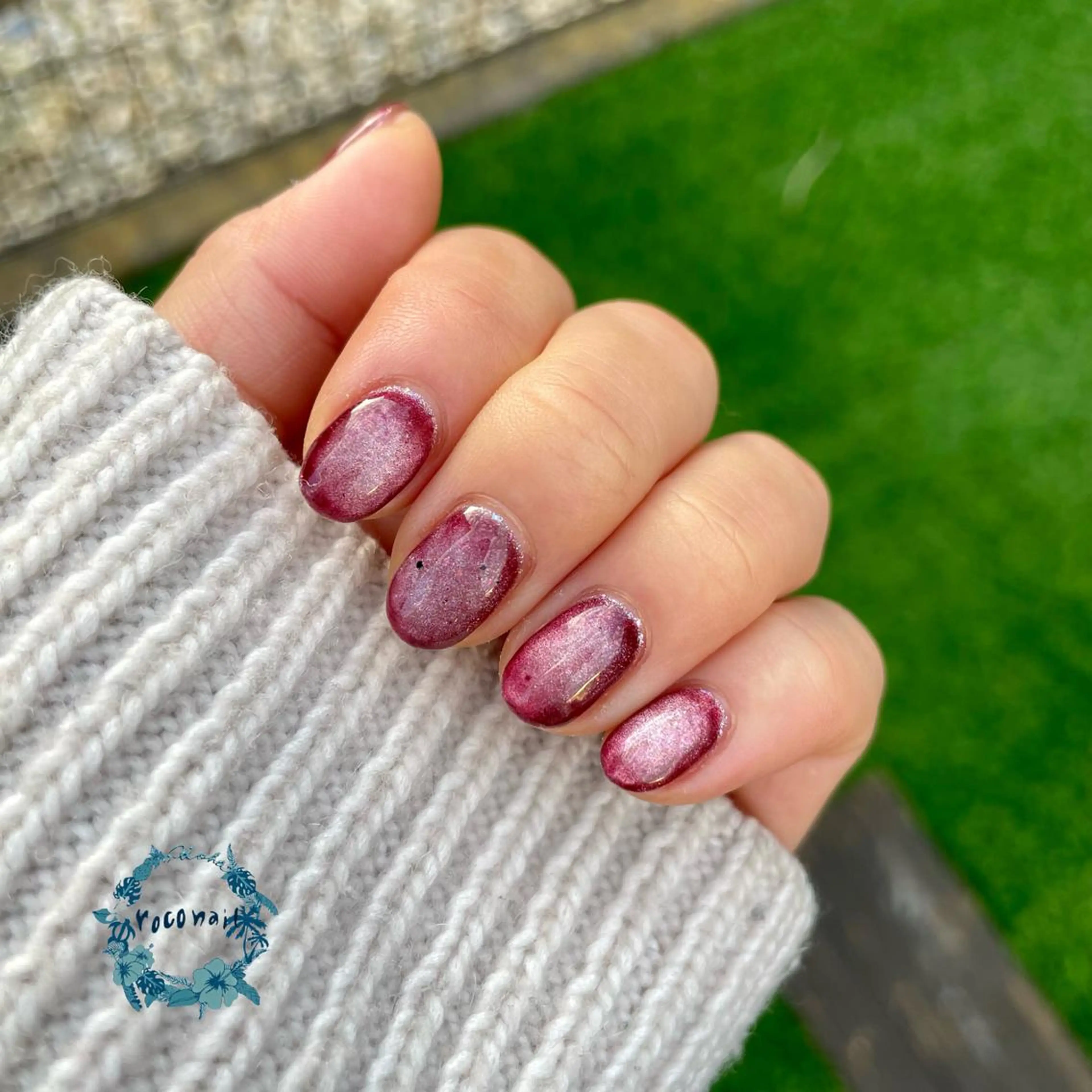 ネイル ミラーネイル ハンドネイル roconail ヒロコのネイルデザイン