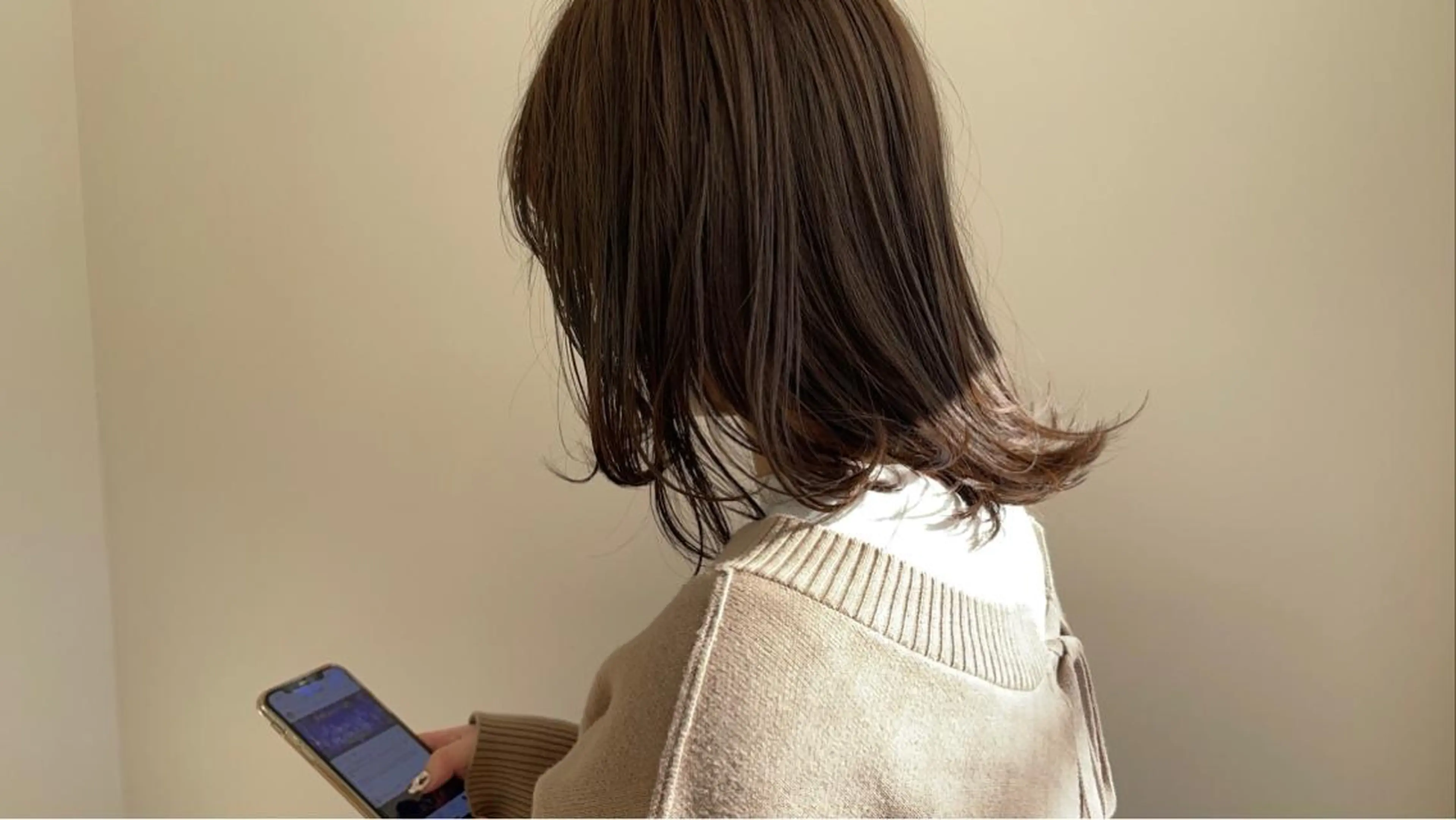 ミディアム カット ヘアカラー トリートメント イメチェンカット✂️ 錦糸町佐藤店長のヘアスタイル