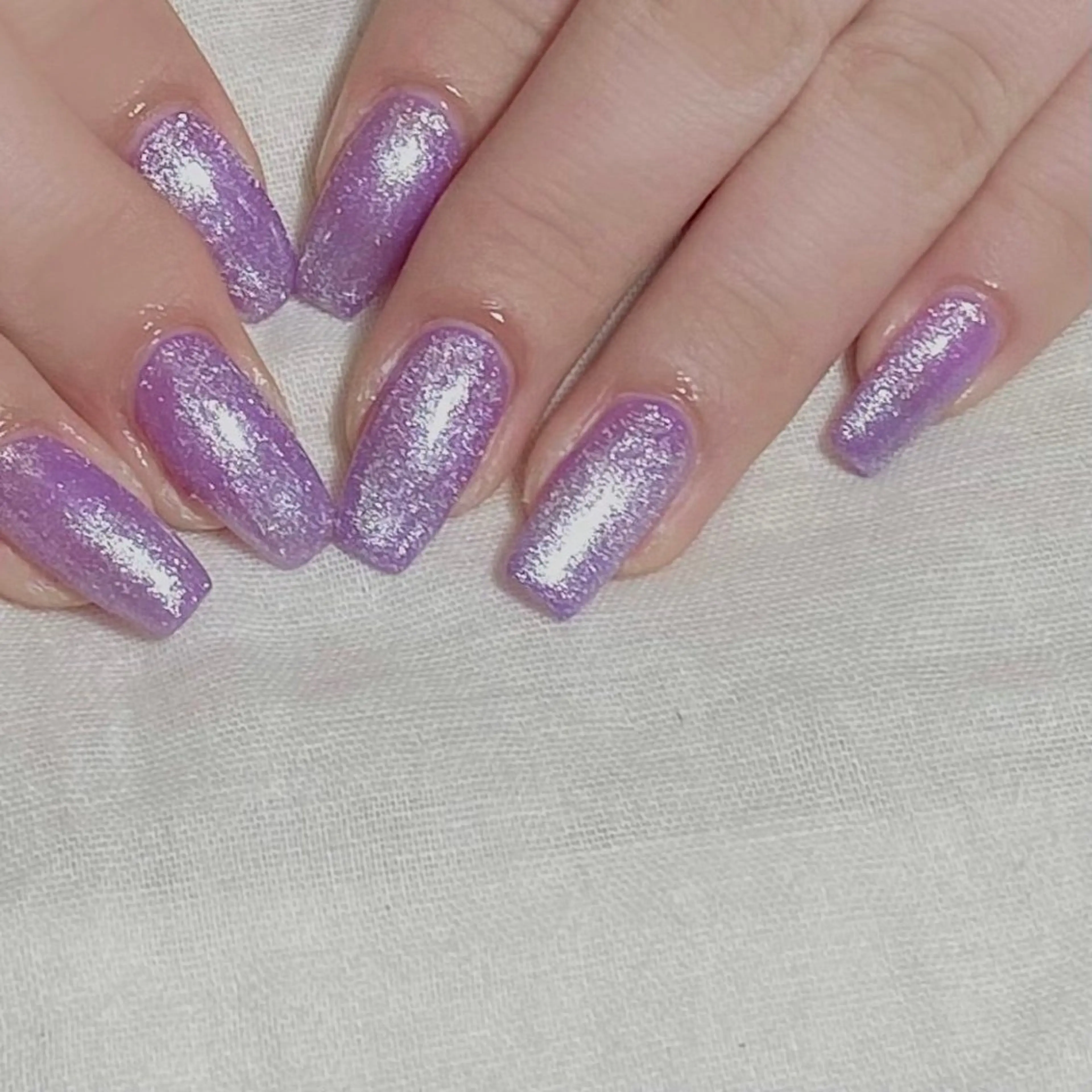 ネイル マグネットネイル マグネットワンカラー ワンカラーネイル 【 Kira 】 キラのネイルデザイン