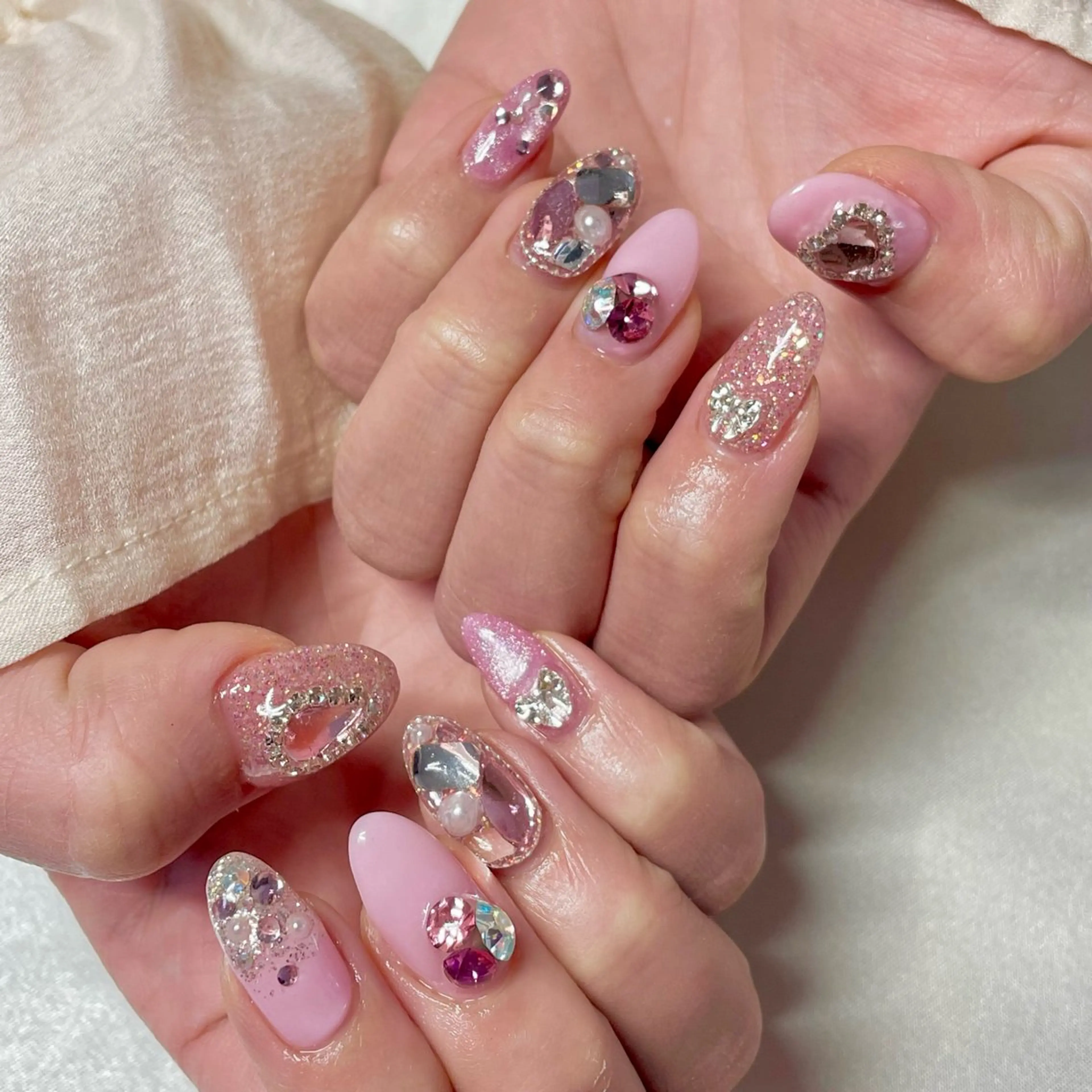 ネイル 長さ出し ハンドネイル RUMI nailのネイルデザイン