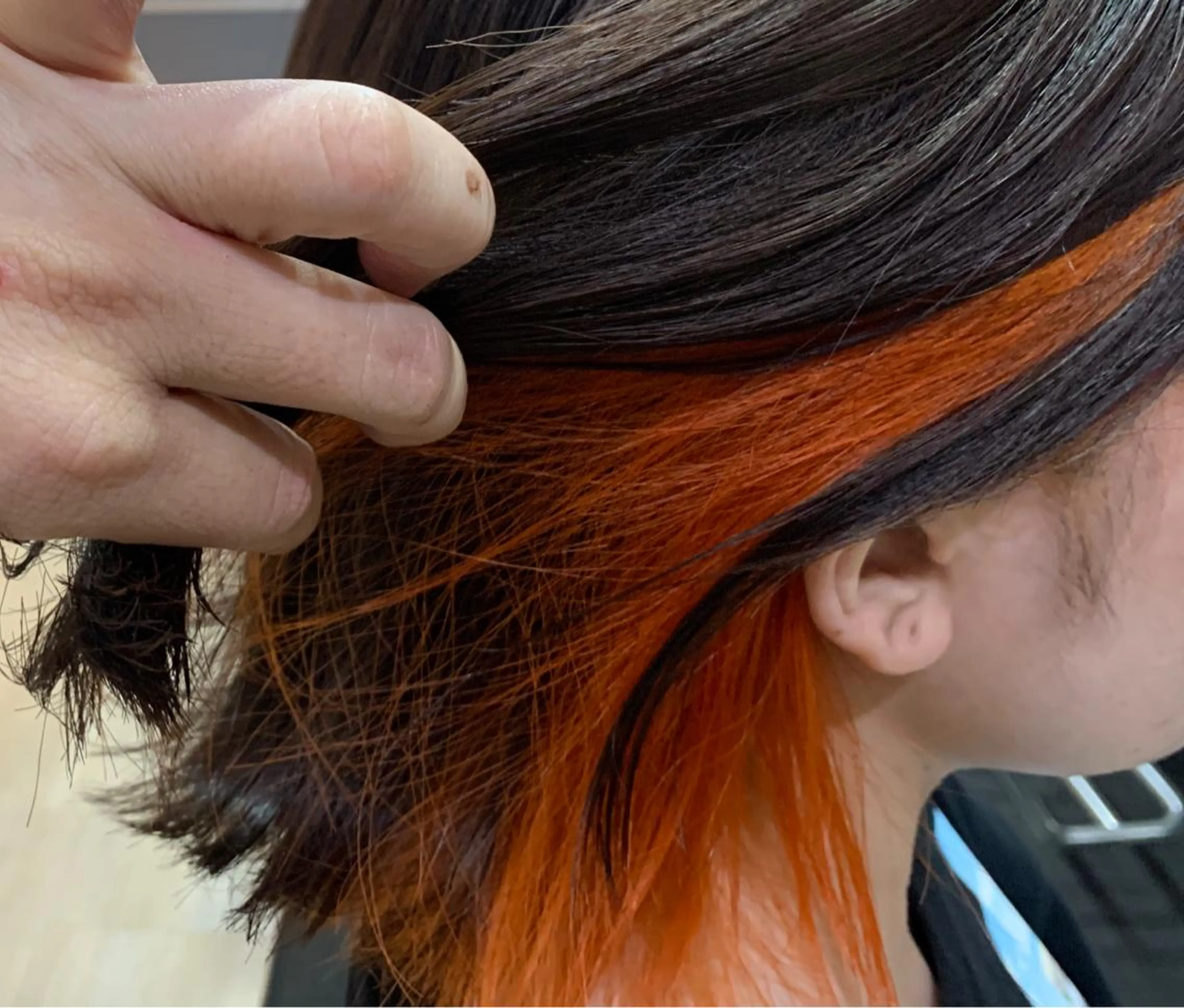 ショート カラー インナーカラー イケダ ハルカのヘアスタイル