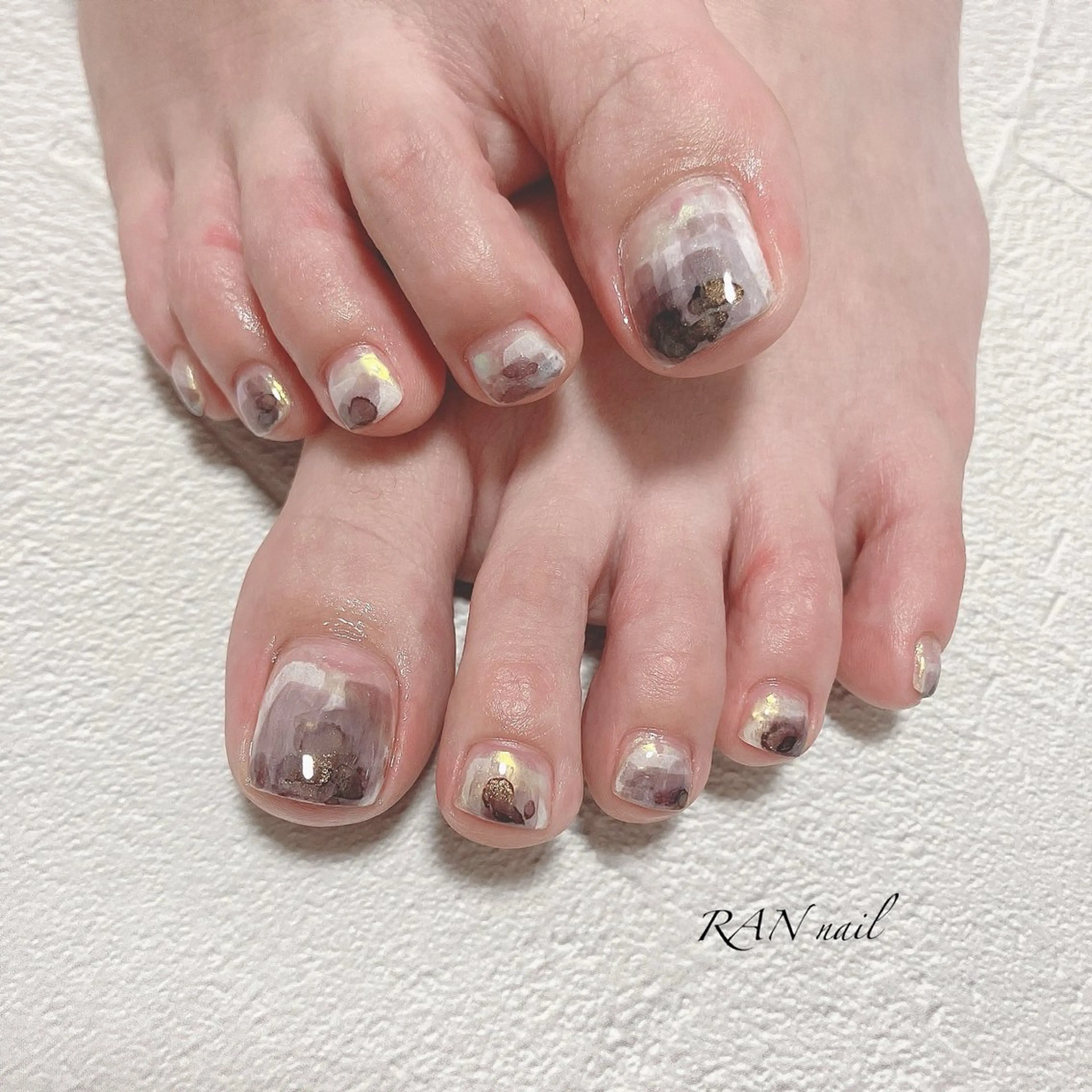 ネイル アートネイル フットネイル キラキラネイル 夏ネイル ハンドネイル フットネイル RAN nail 〜ランネイル〜所属・RAN nailのネイルデザイン