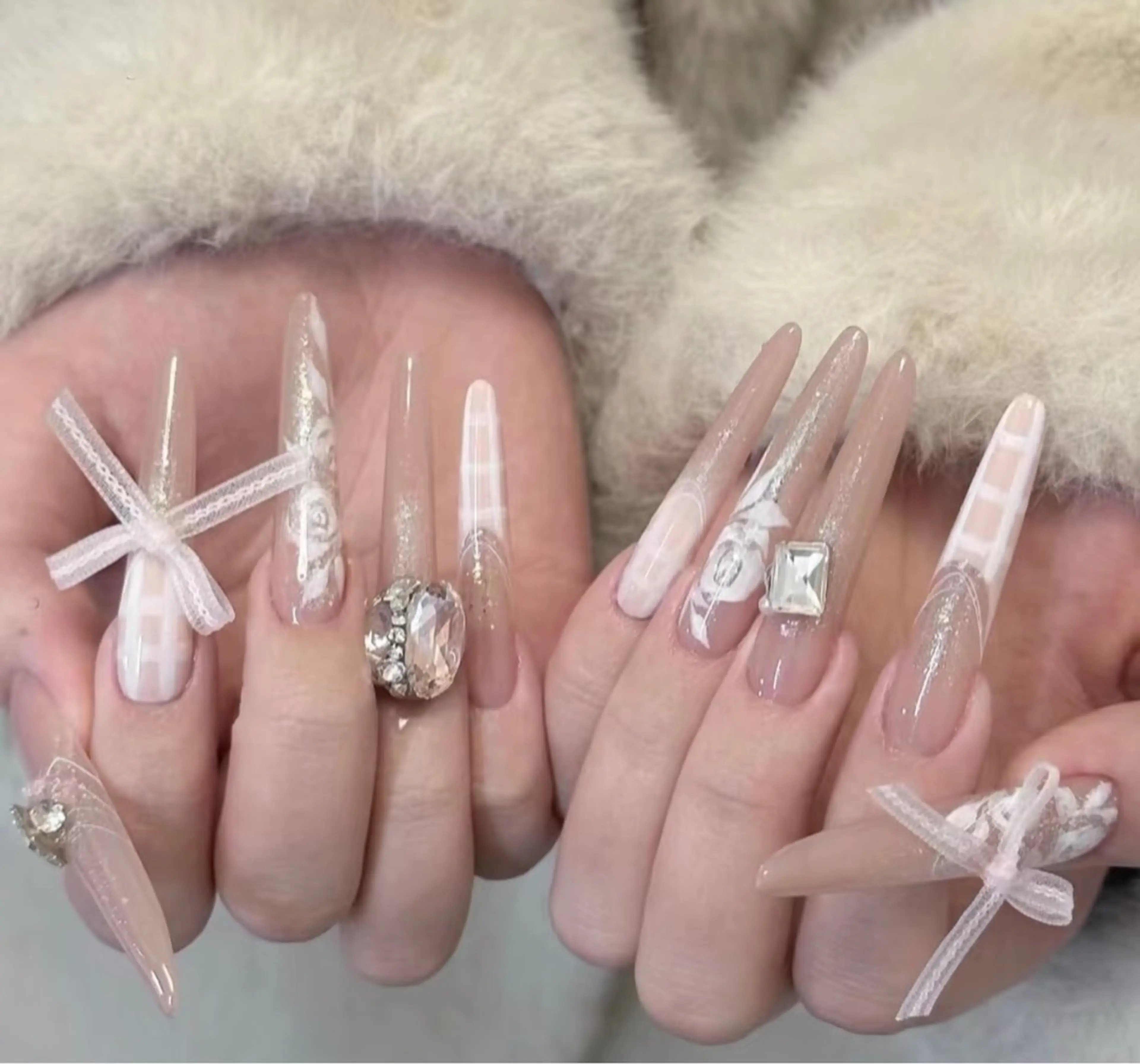 ネイル ハンドネイル 長さだし専門店 M2　rikaのネイルデザイン