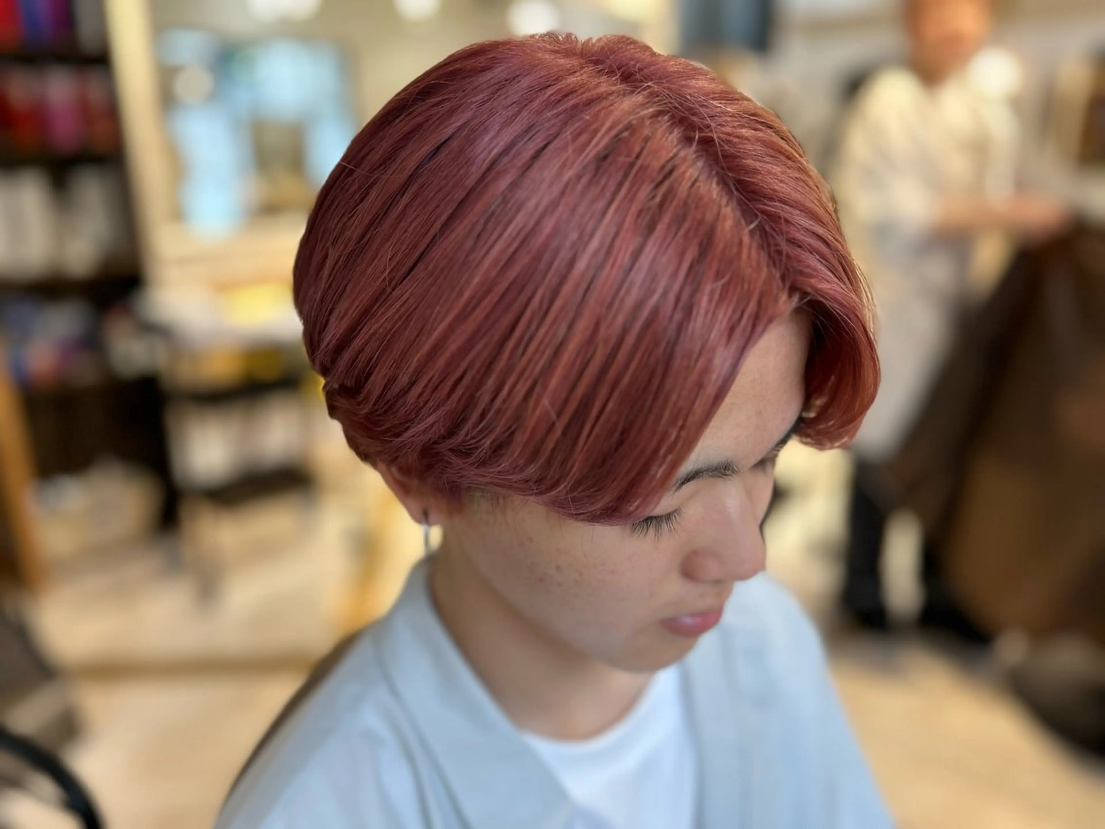 ミディアム カット ヘアカラー トリートメント 🫧Agu gina /Yusei🦋のヘアスタイル