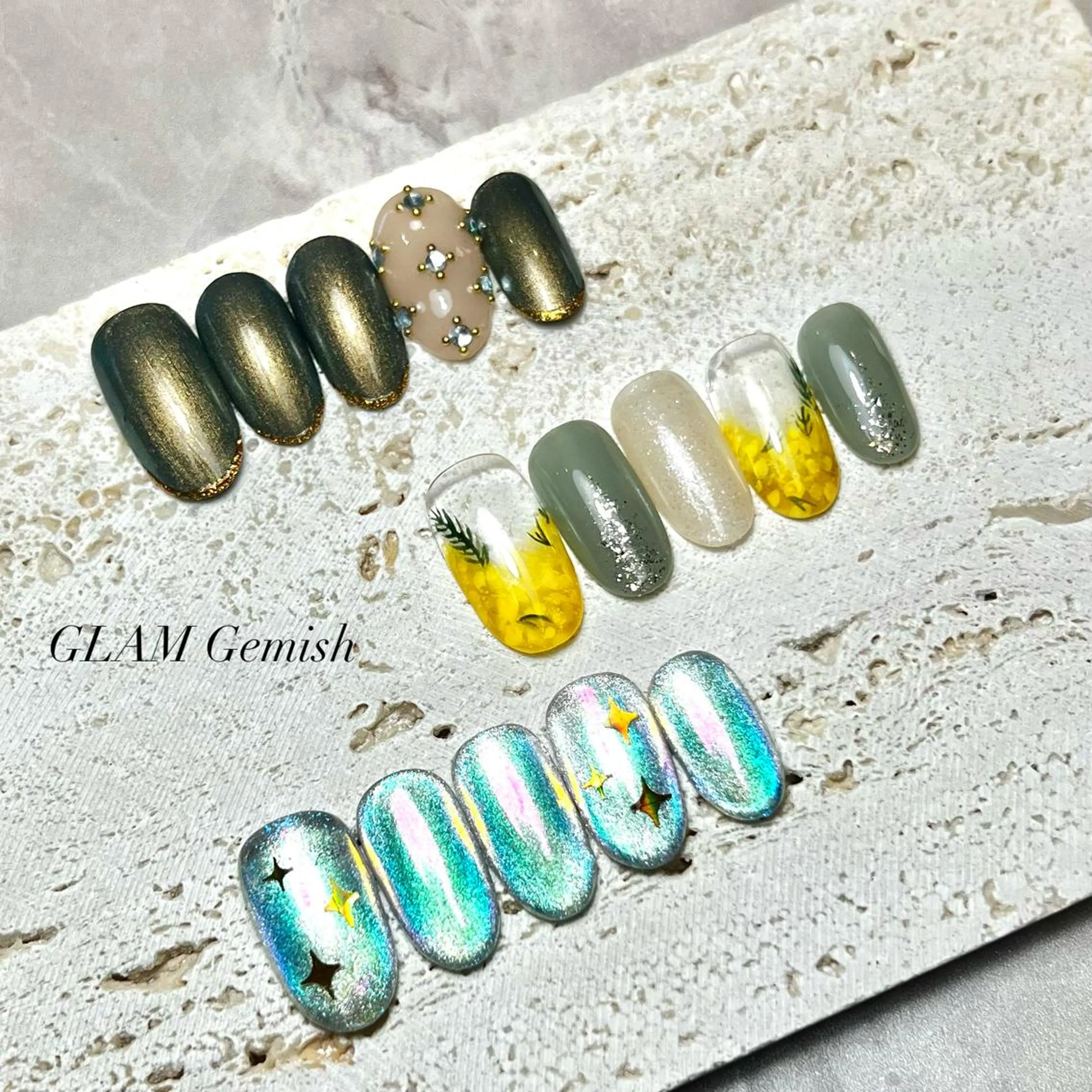 ネイル 春ネイル ハンドネイル 藤崎 恵梨香のネイルデザイン