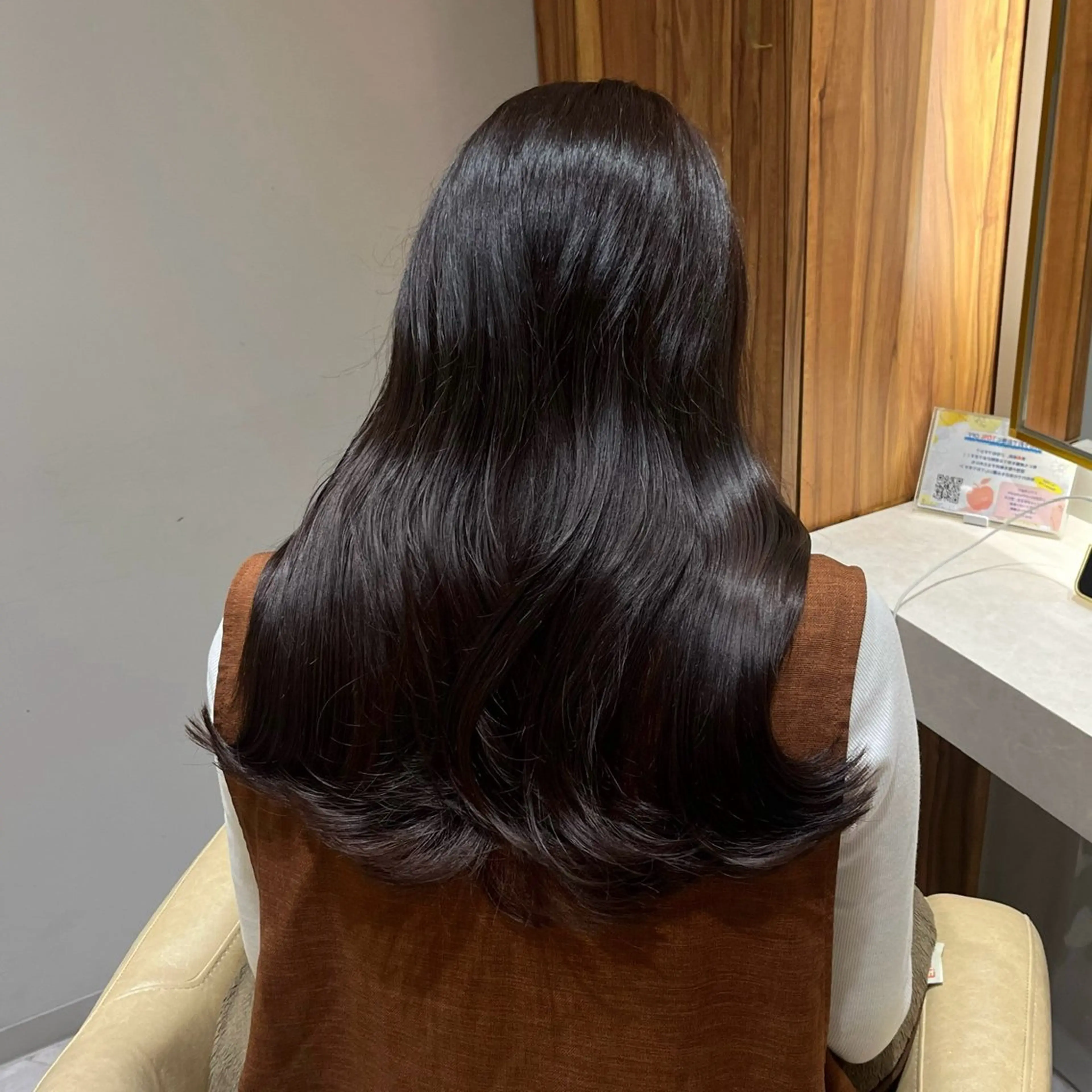 ロング 冨井 ほのかのヘアスタイル