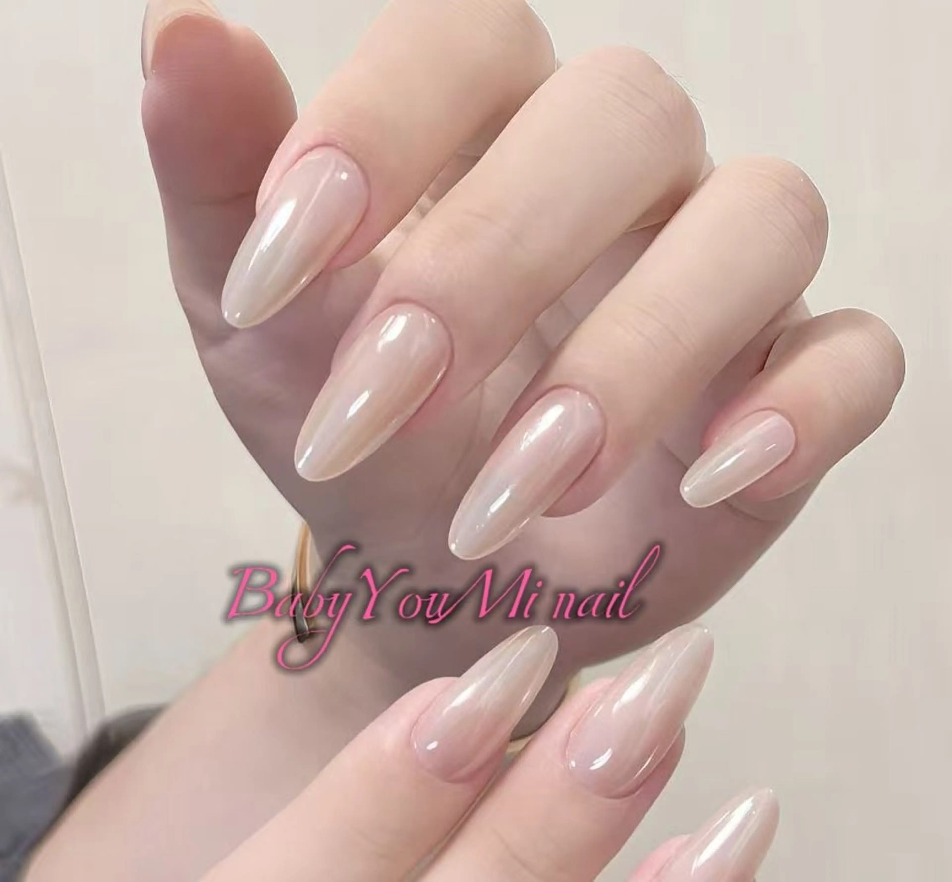 ネイル オーロラネイル フラワーネイル フットネイル フレンチネイル ジェルネイル ハンドネイル BabyYouMi ねねのネイルデザイン