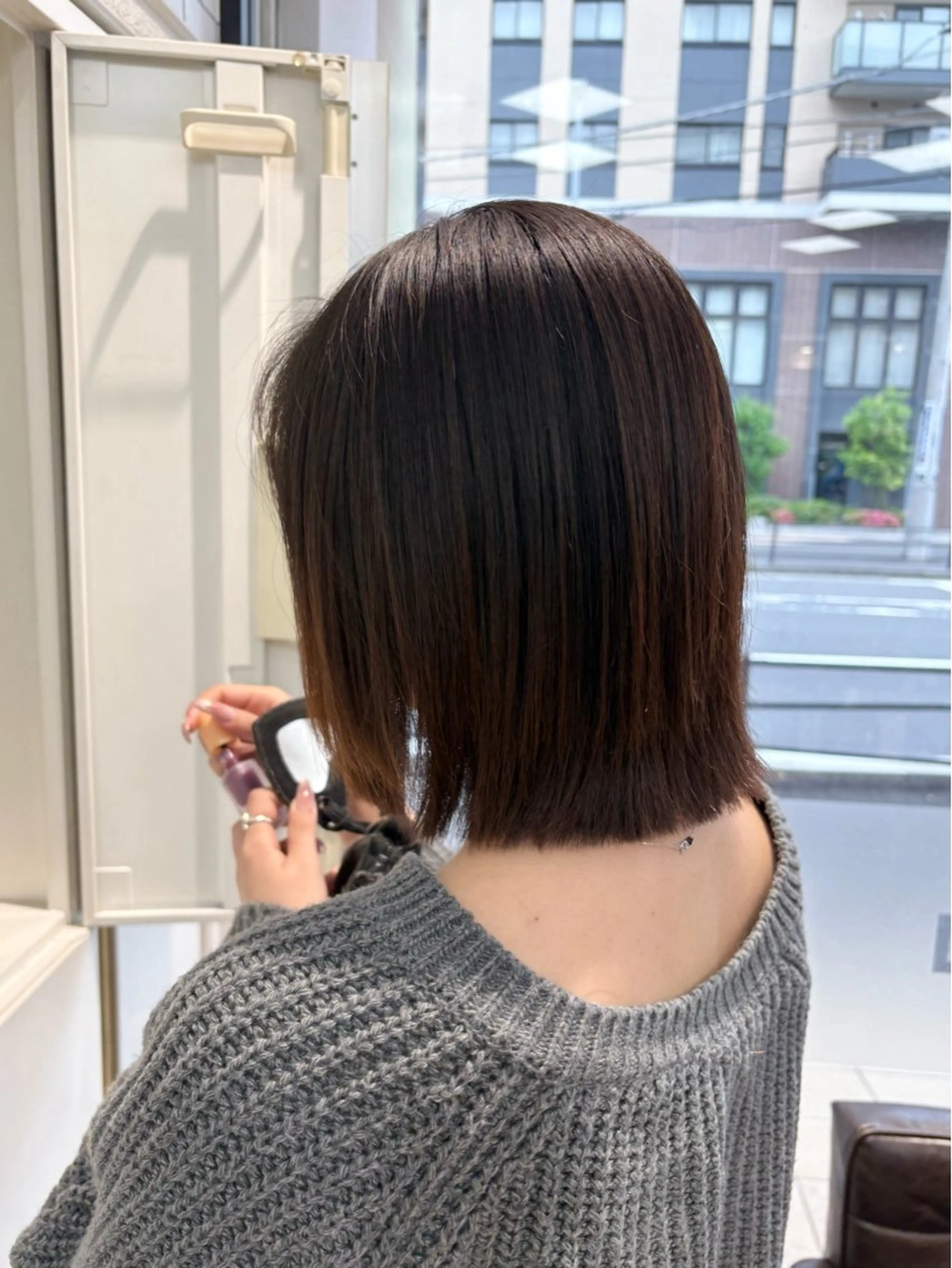 ショート 韓国風ヘア カット ブリーチ🫧艶カラー レイヤー韓国ヘアのヘアスタイル