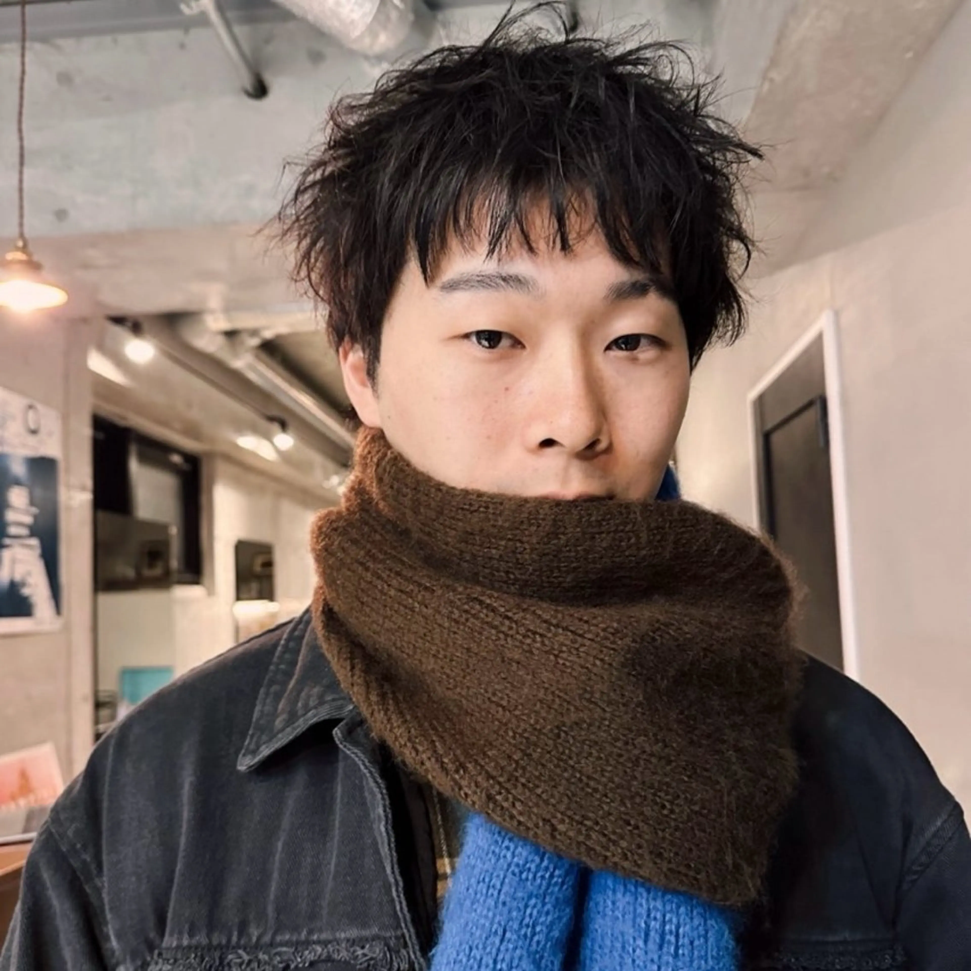 ショート パーマ メンズ 前野 日奈のヘアスタイル