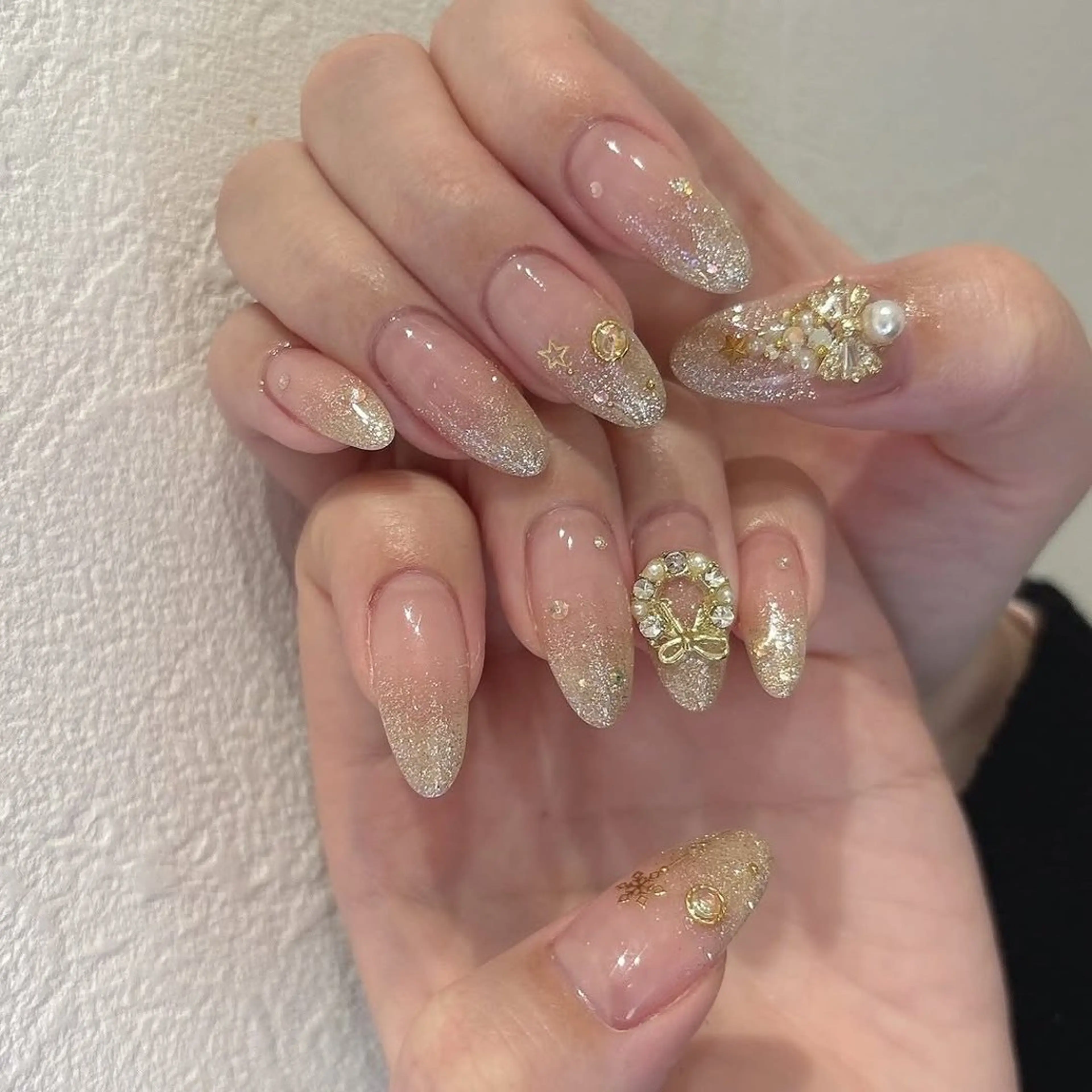 ネイル アートネイル 長さ出し ジェルネイル マグネットネイル ニュアンスネイル ハンドネイル KIM キムのネイルデザイン