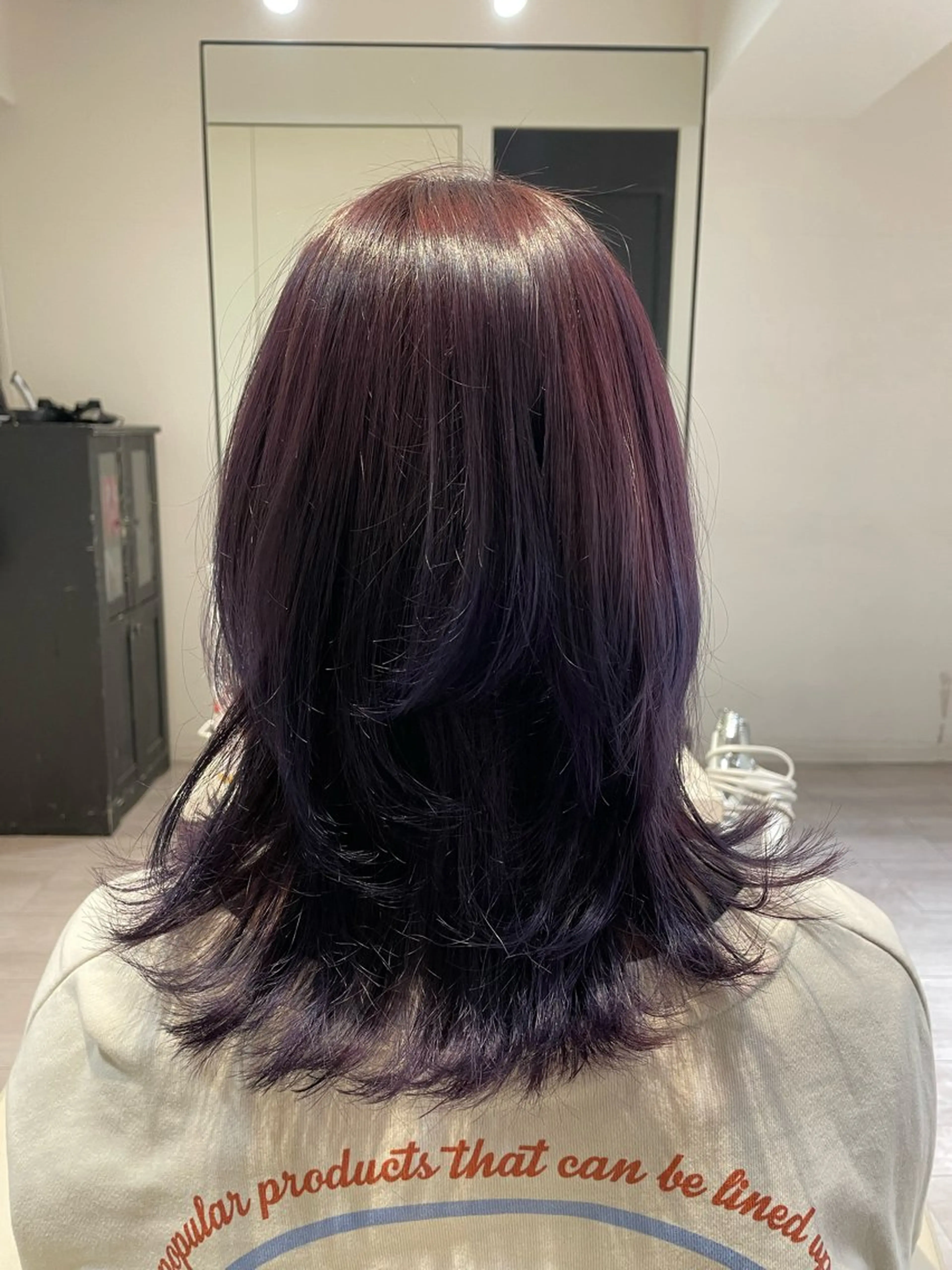 ミディアム ウルフカット miwa/ボブパーマ /モードボブのヘアスタイル