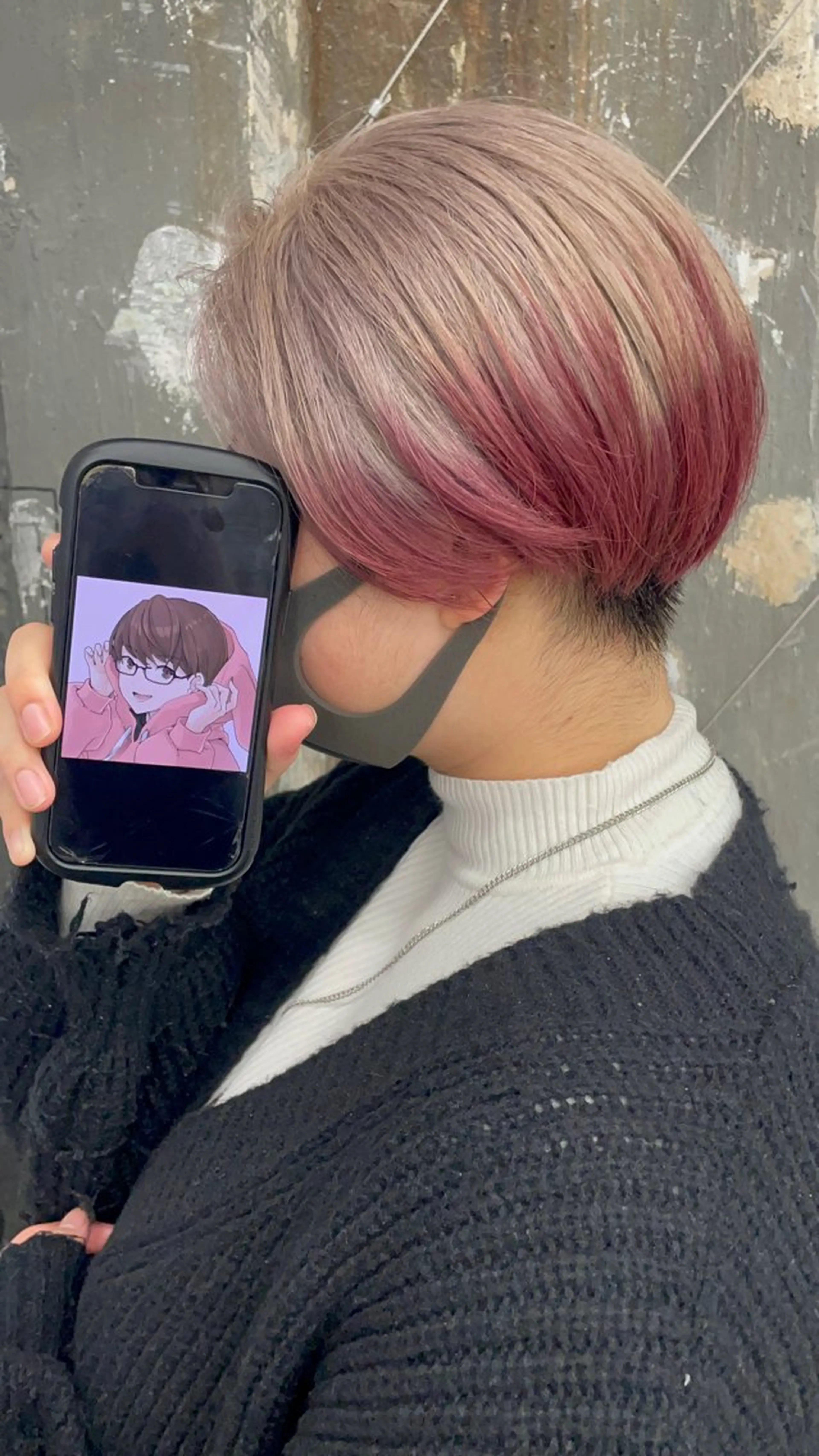 ロング カラー ヘアカラー トリートメント インナーカラー/推し ウルフ/アニメカラーのヘアスタイル