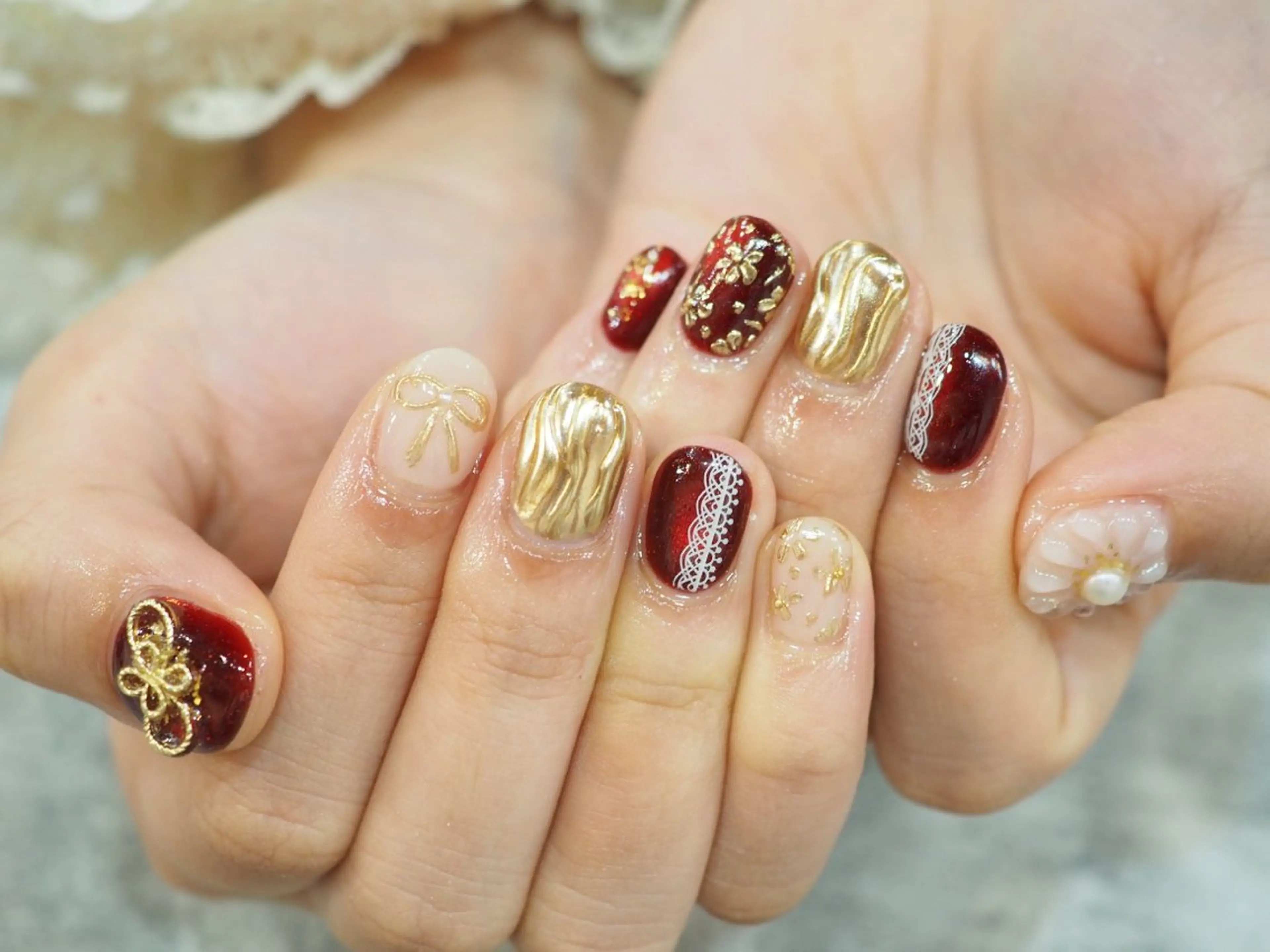 ネイル ハンドネイル glaNje shioriのネイルデザイン