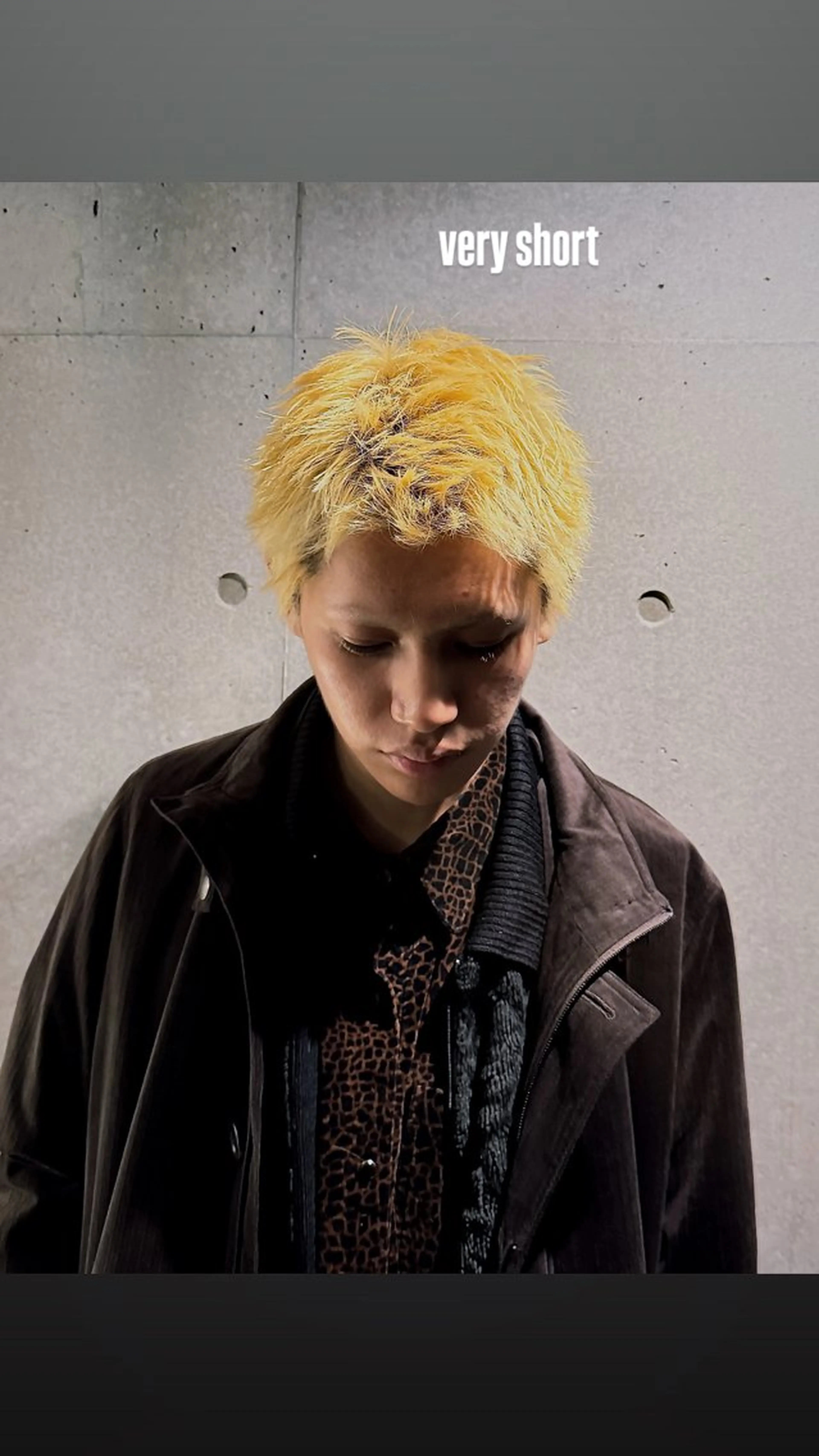 ショート メンズ カット casi所属・メンズパーマ／ボブ 星本広海のヘアスタイル