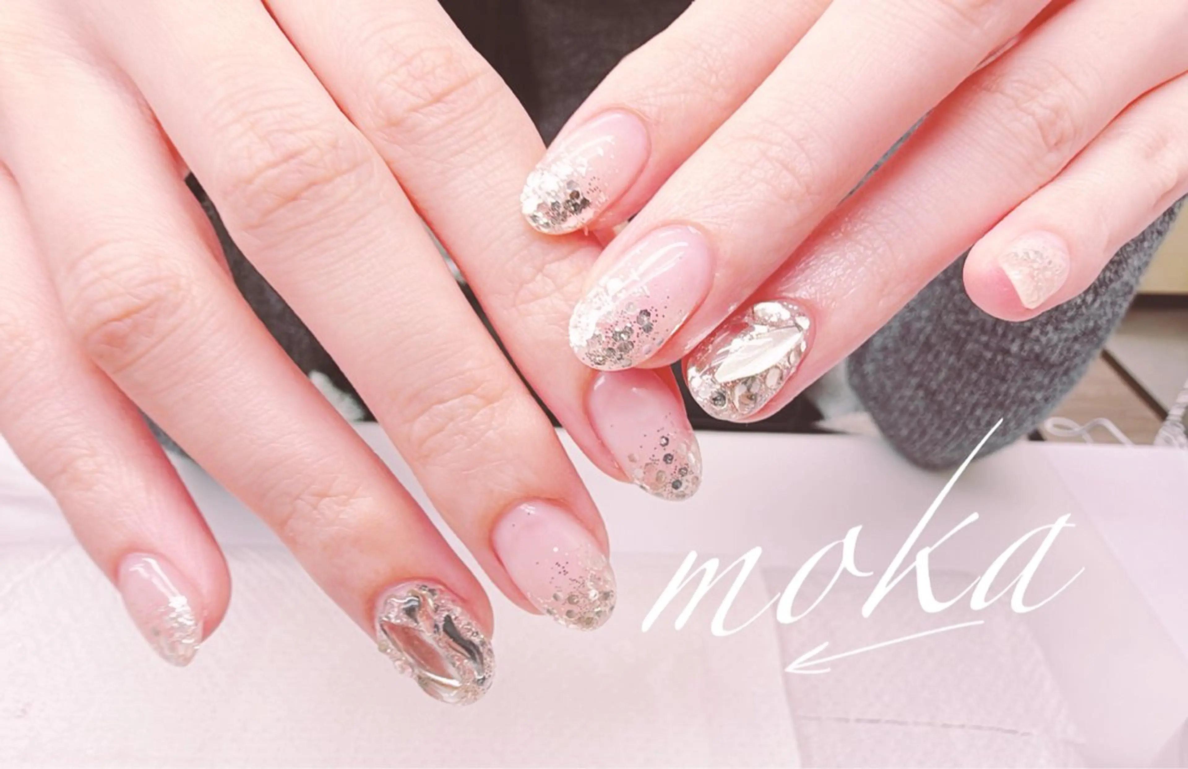 ネイル ハンドネイル ハンドケア 胡蝶蘭レディースサロ ンNailMOKAのネイルデザイン