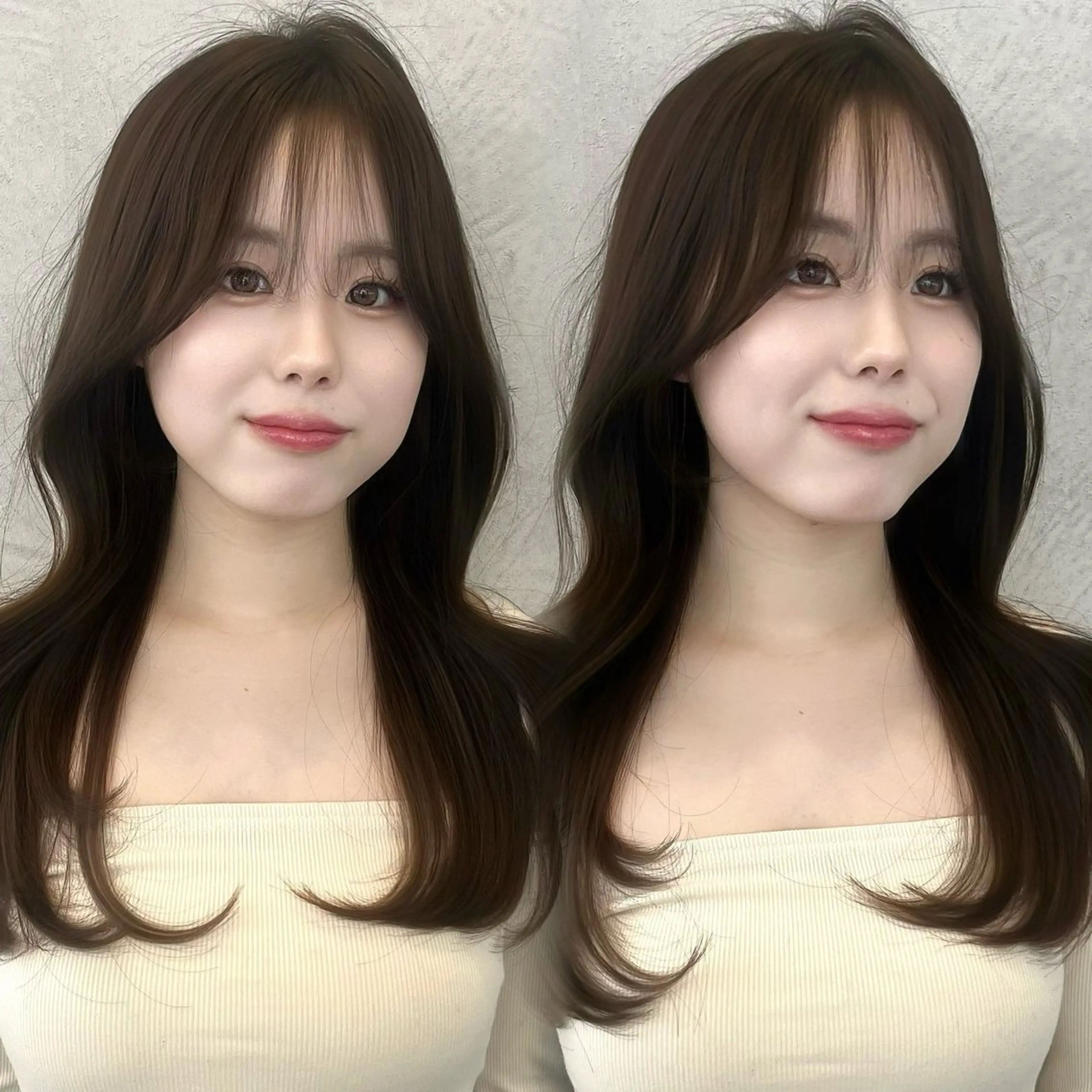 セミロング カラー 顔周り指名NO.1 🤍似合わせ／Maoのヘアスタイル