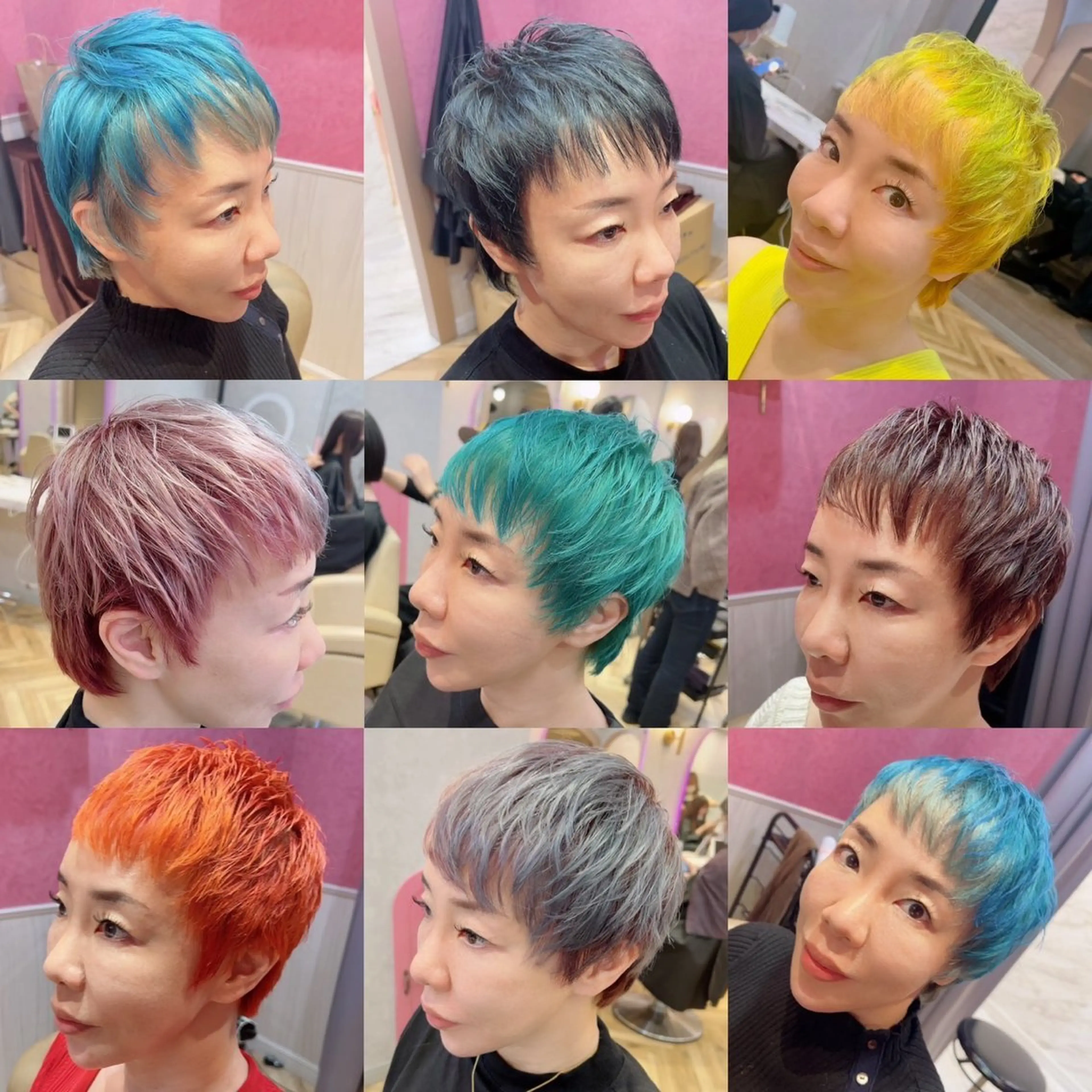 ミディアム カラー ヘアアレンジ ミディアムパーマ ベージュカラー ブリーチ ブラウンカラー ショコラベージュ 平川 友理/韓国ヘア💘のヘアスタイル