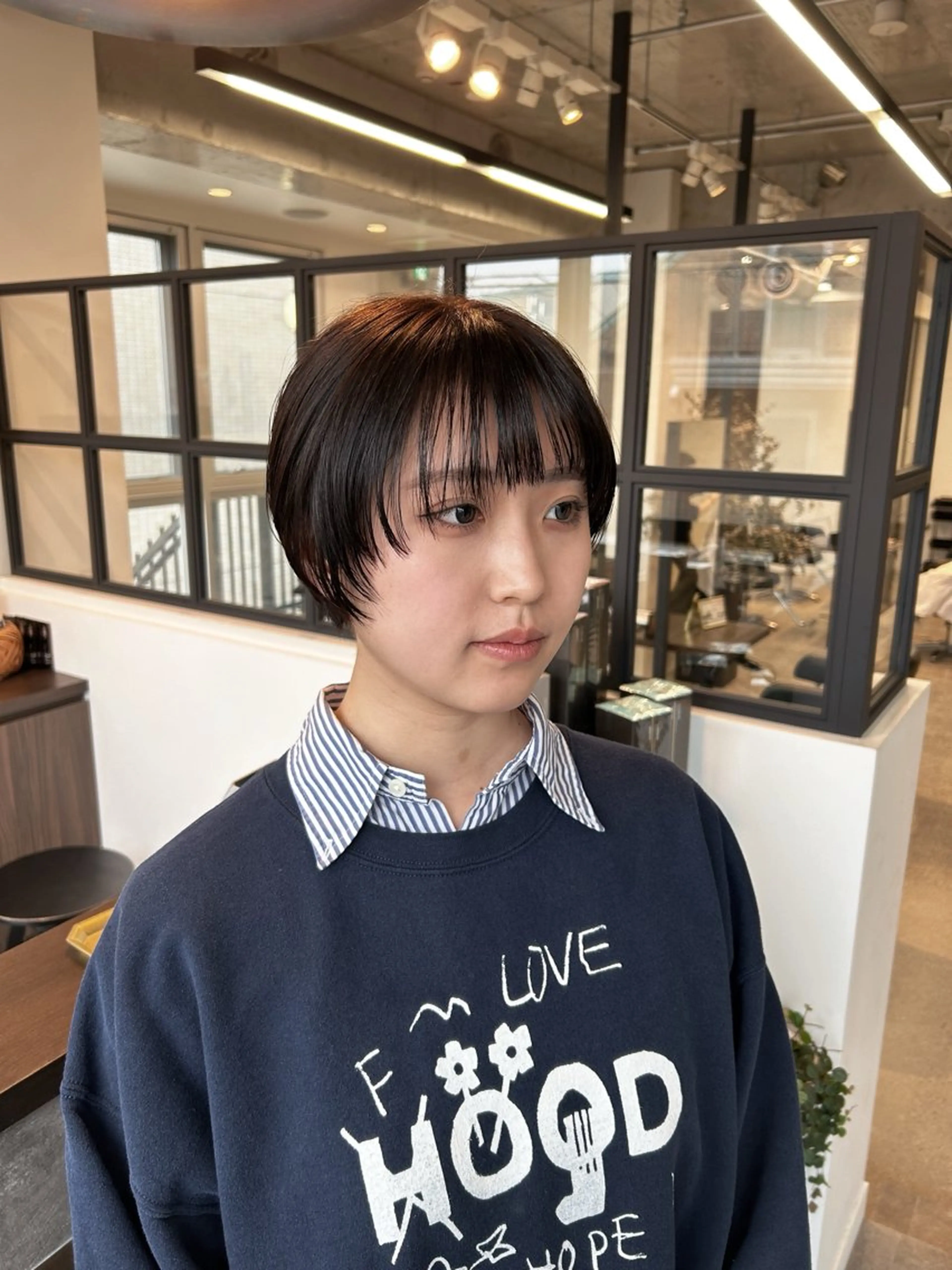 ショート 髪質改善/縮毛矯正/ 透明感カラーYUMAのヘアスタイル