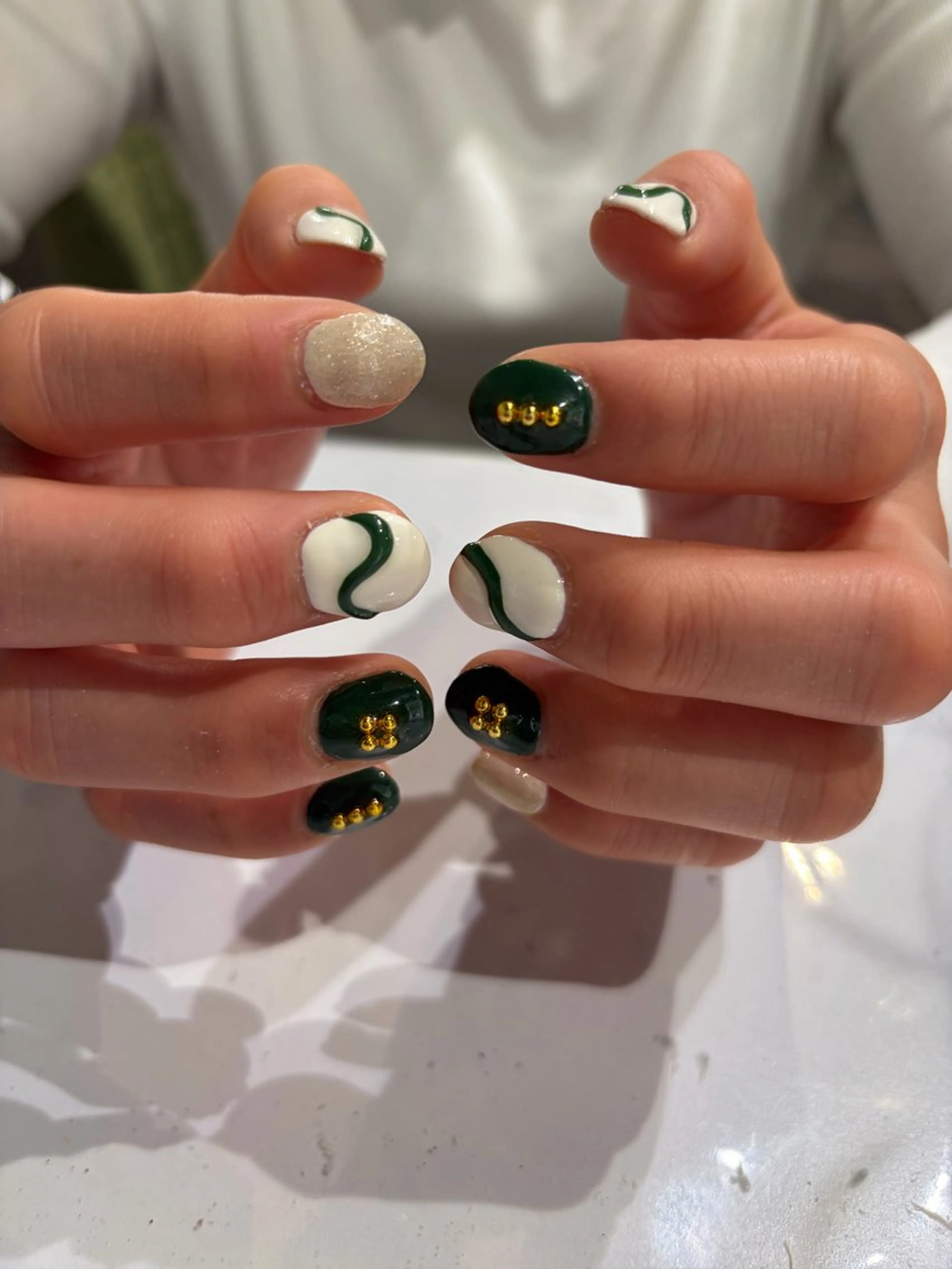 ネイル ハンドネイル ハイトーン💖 ネイル💅まりなのヘアスタイル