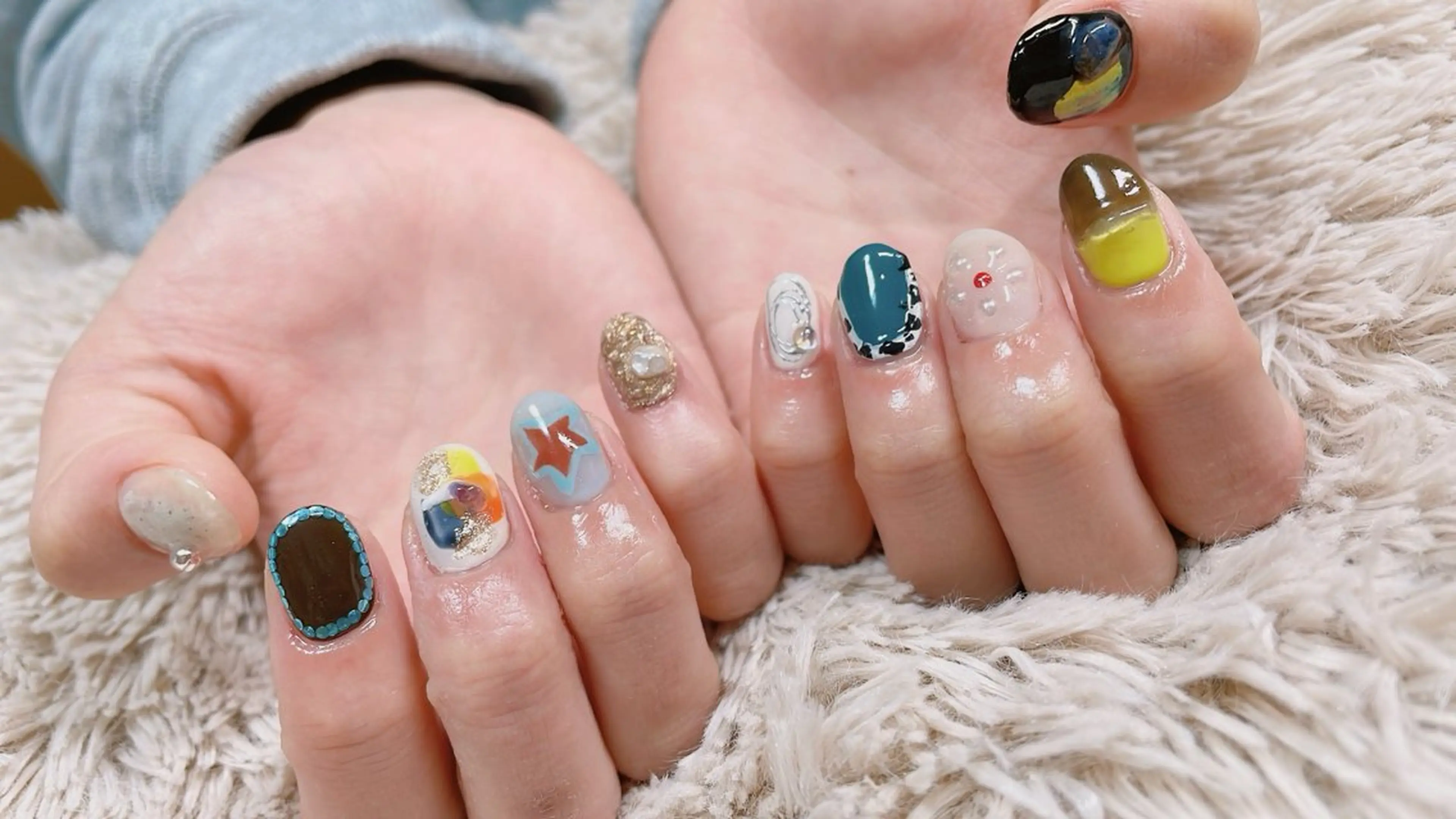 ネイル ハンドネイル nakamoto yuukaのネイルデザイン