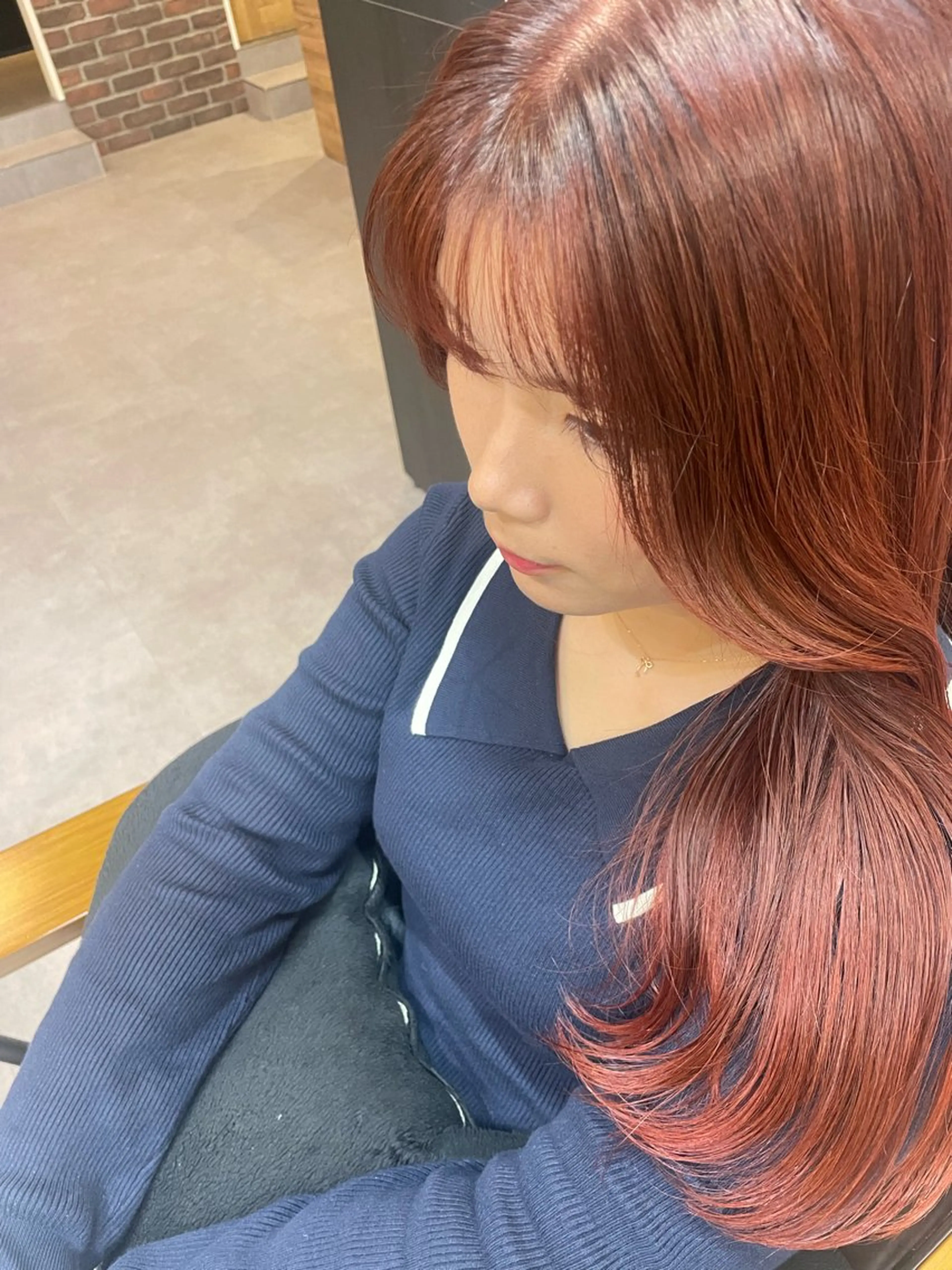 セミロング カット ヘアカラー トリートメント 原 麻耶のヘアスタイル