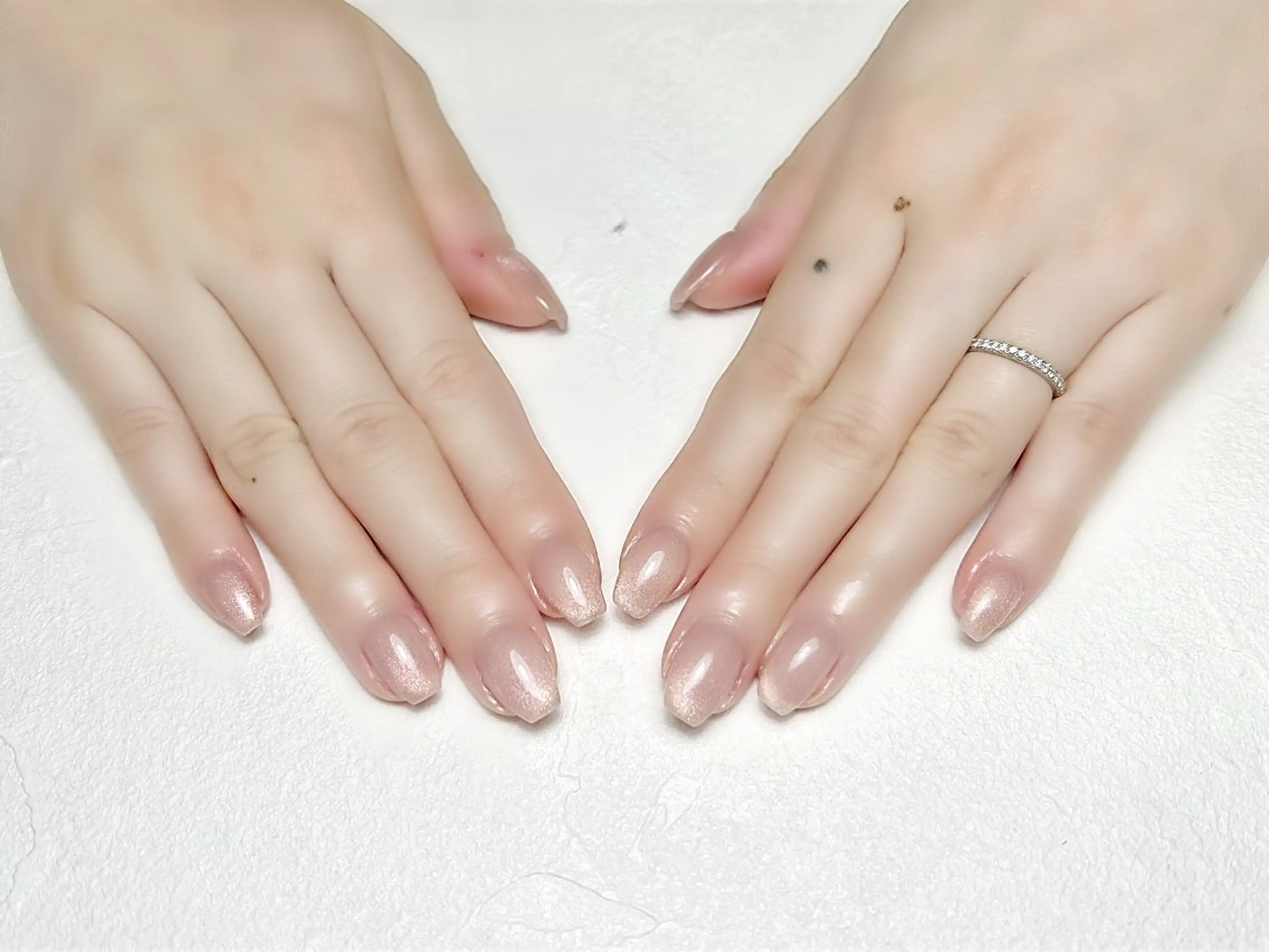 ネイル マグネットネイル オフィスネイル ワンカラーネイル rouse nail RISATOのネイルデザイン