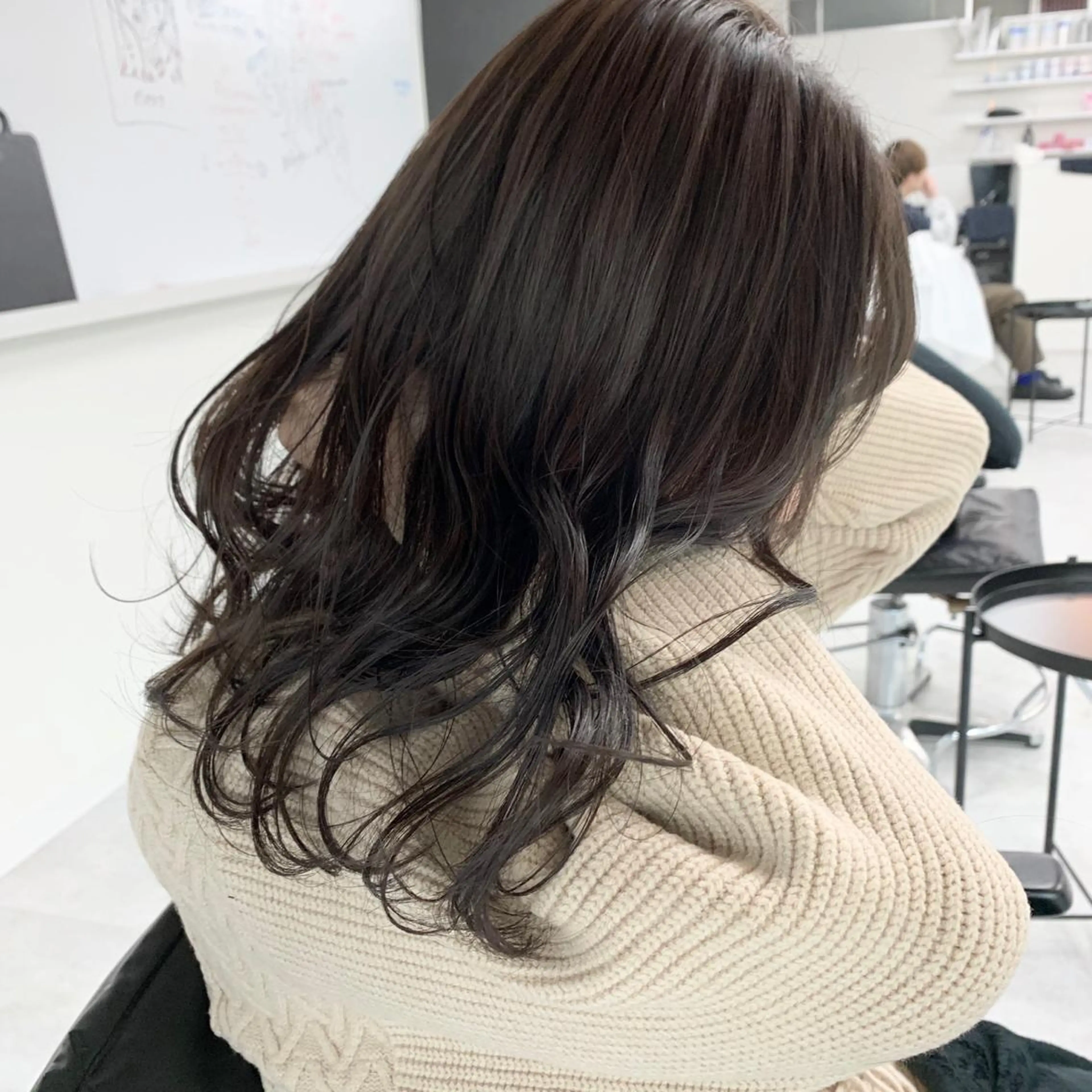 ミディアム カラー パーマ ヘアアレンジ メンズ キッズ ネイル マツエク・マツパ カット ヘアカラー トリートメント 架空〜KAQU〜所属・【clan】 NOGAMIのヘアスタイル